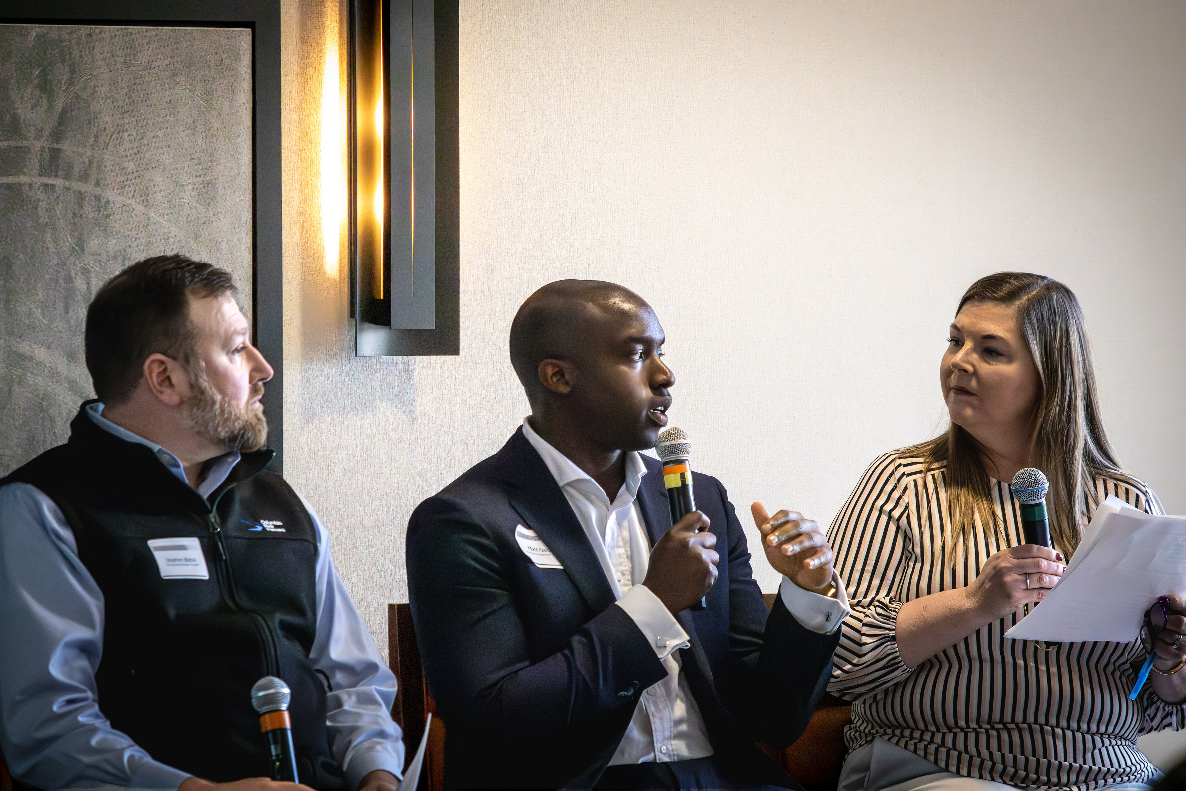 Matt Nacier answering a question from Karissa Aleskus