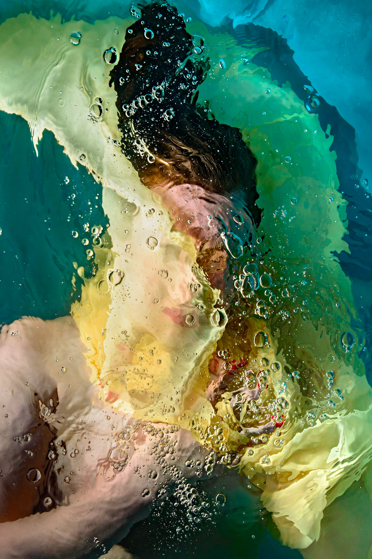 Woman in Blue and Yellow-June 2017