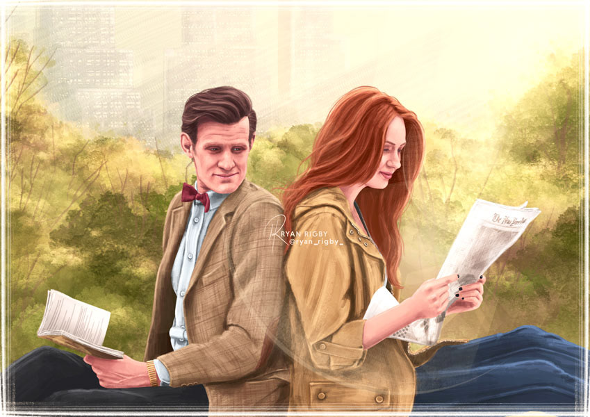 The Dooctor and Amy Pond