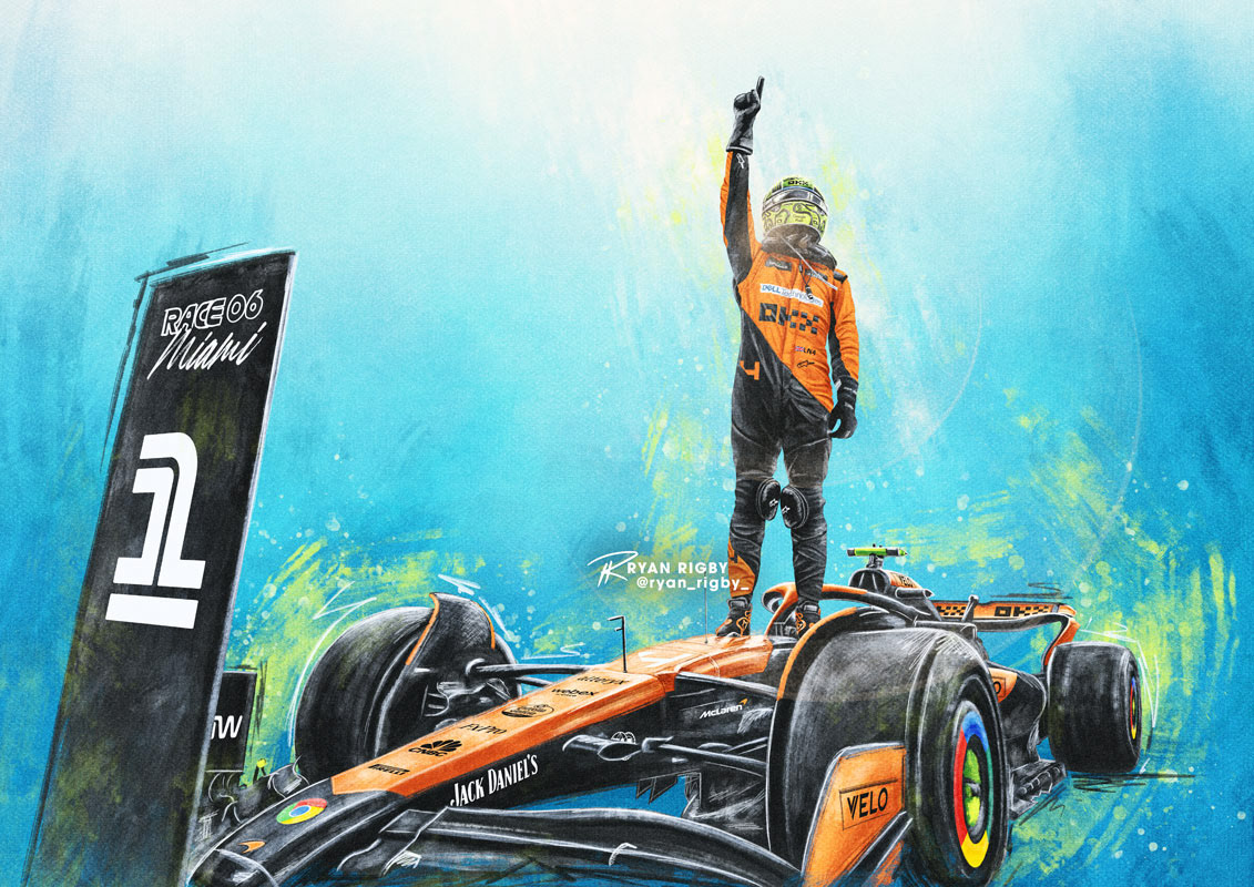 Lando Norris Miami 2024 Win
