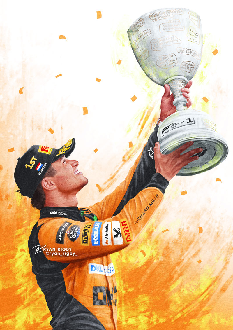 Lando Norris Netherlands 2024 Win