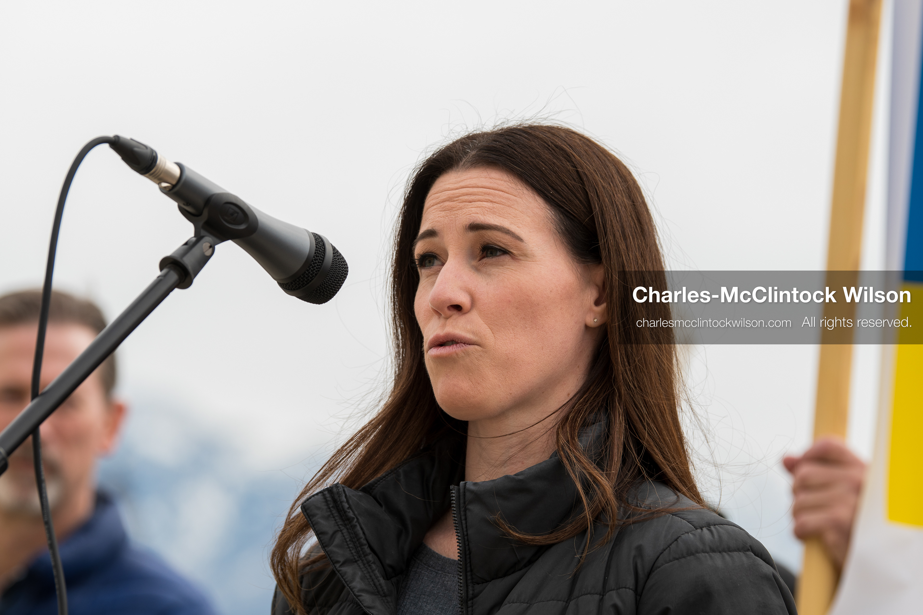 February 28, 2026, Salt Lake City, Utah, USA: STEPHANIE PITCHER, Utah state senator and a Democrat from Utah, speaks during the Stand With Ukraine rally at the Utah State Capitol. The event marked the four year anniversary of the full scale Russian invasion of Ukraine and brought community members together in support of Ukrainians and local humanitarian efforts. (Credit Image: © Charles McClintock Wilson/ZUMA Press Wire)