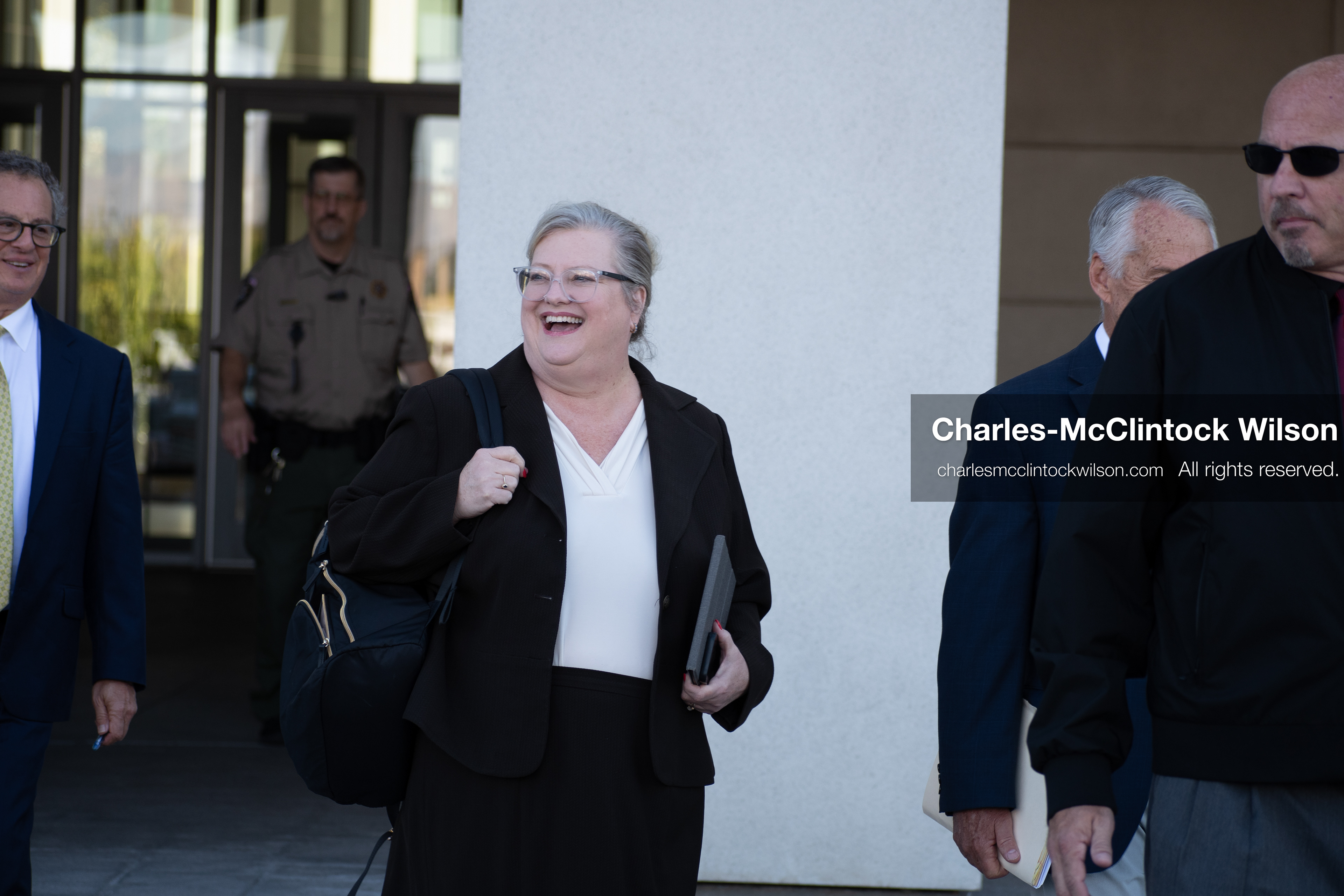 SEPTEMBER 29, 2025 — PROVO, UTAH, USA: Kathryn Nester, attorney for Tyler Robinson, walks outside the Utah County Court ahead of a waiver hearing. Robinson, charged with aggravated murder in the September 10 shooting death of conservative activist Charlie Kirk at Utah Valley University, appeared virtually for the proceedings. (Credit Image: © Charles‑McClintock Wilson / ZUMA Press Wire)