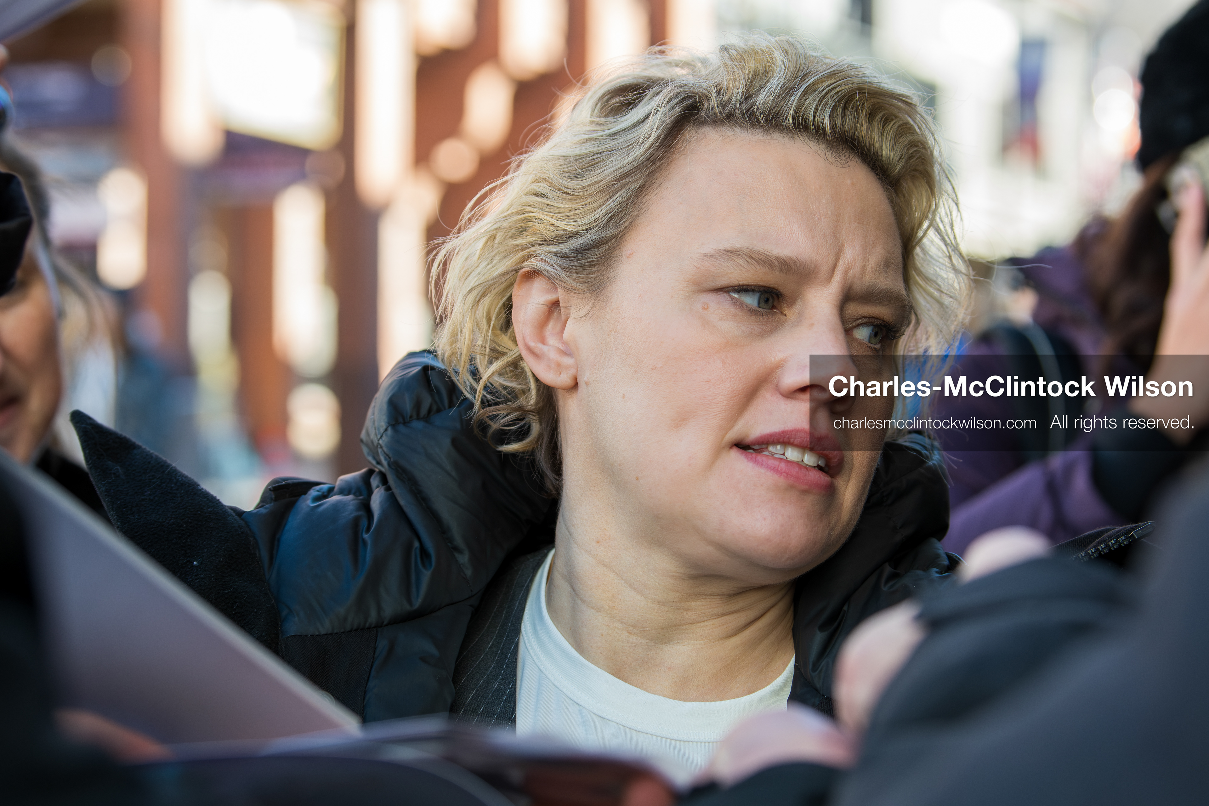January 26, 2026, Park City, Utah, USA: US actress and comedian KATE MCKINNON signs autographs while leaving The Vulture Spot during the 2026 Sundance Film Festival in Park City, Utah. (Credit Image: © Charles McClintock Wilson/ZUMA Press Wire)