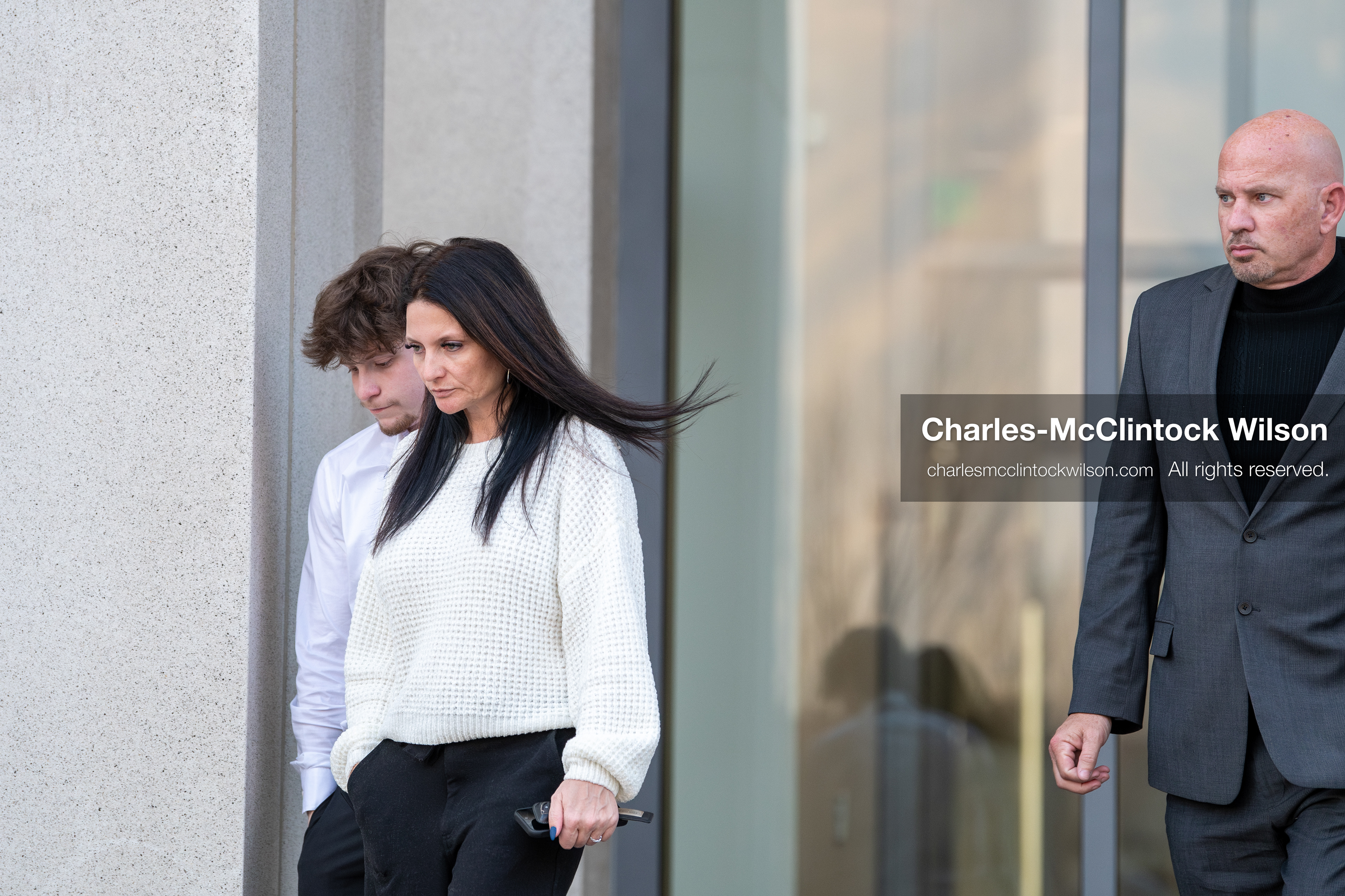 January 16, 2026, Provo, Utah, USA: AMBER ROBINSON, mother of Tyler Robinson, leaves the Fourth Judicial District Courthouse in Provo, Utah, after the court hearing on January 16, 2026. Tyler Robinson is the alleged killer of US conservative figure Charlie Kirk, who was fatally shot during an event at Utah Valley University. (Credit Image: © Charles-McClintock Wilson/ZUMA Press Wire)