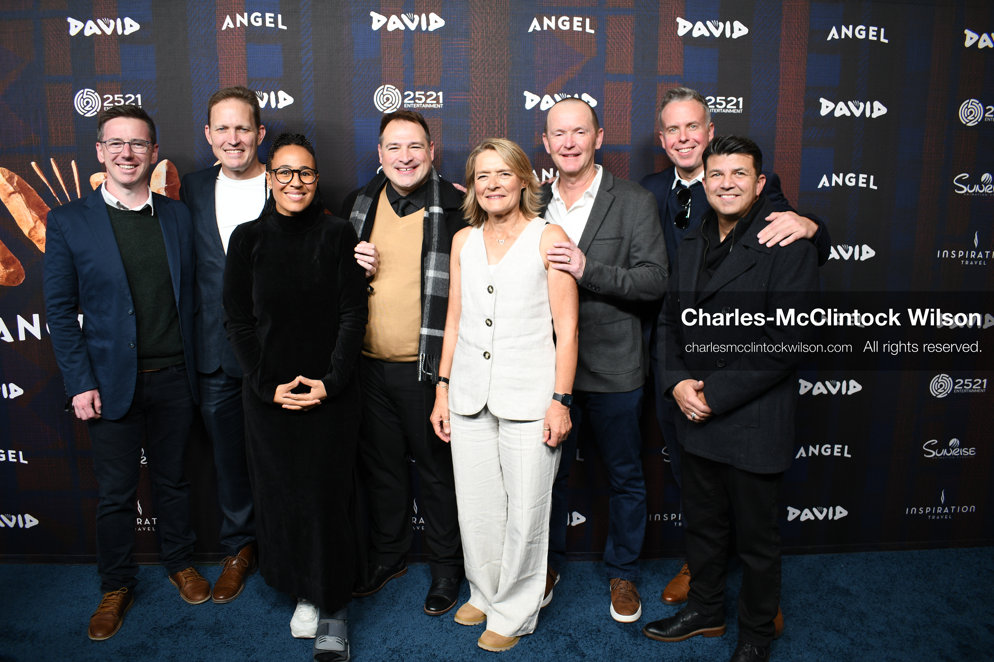 December 8, 2025, Lehi, Utah, USA: Cast and crew attend the world premiere of ''David'' at Megaplex Theatres Thanksgiving Point in Lehi, Utah, USA. (Credit Image: © Charles-McClintock Wilson/ZUMA Press Wire)
