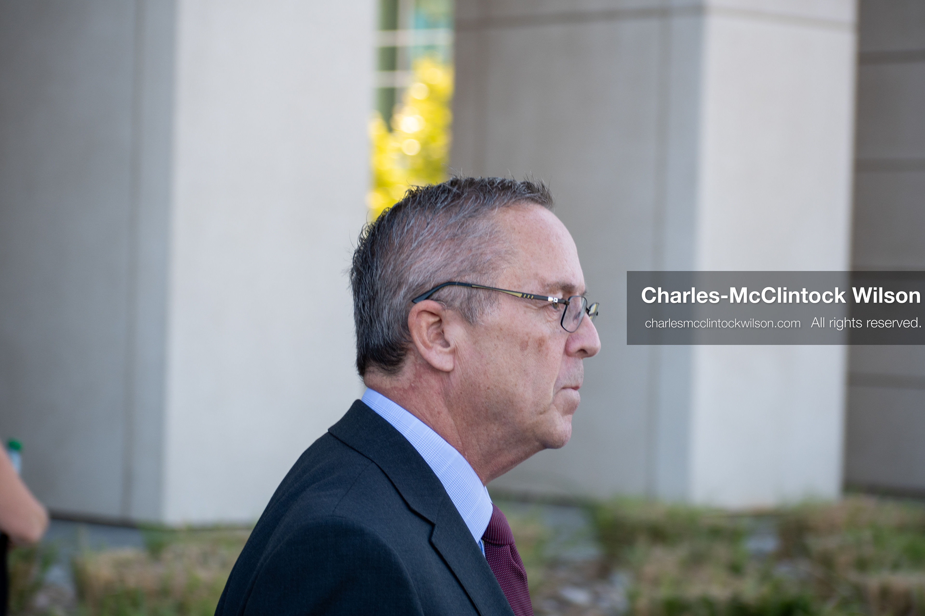 SEPTEMBER 29, 2025 — PROVO, UTAH, USA: Utah County Attorney Jeffrey Gray walks outside the Utah County Court ahead of a waiver hearing for Tyler Robinson. Robinson, charged with aggravated murder in the September 10 shooting death of conservative activist Charlie Kirk at Utah Valley University, appeared virtually for the proceedings. (Credit Image: © Charles‑McClintock Wilson / ZUMA Press Wire)