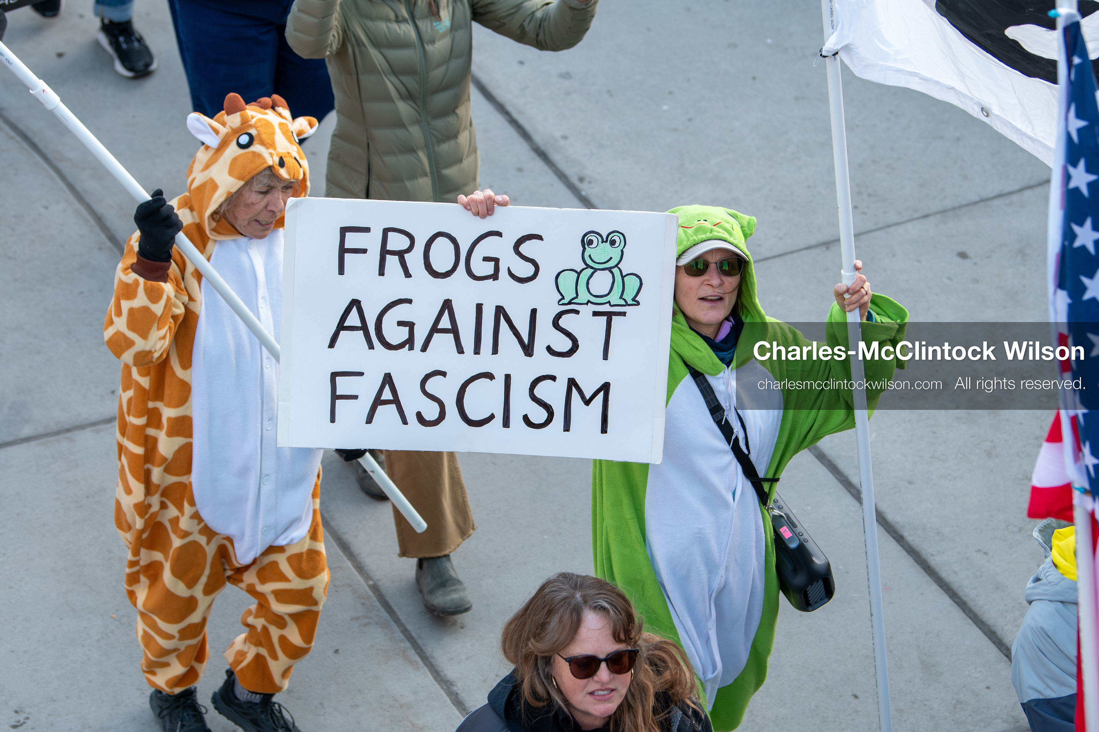 January 26, 2026, Park City, Utah, USA: Demonstrators march through Main Street holding signs during a protest opposing U.S. Immigration and Customs Enforcement (I.C.E.) ICE agents at the Sundance Film Festival in Park City, Utah, on Monday, Jan. 26, 2026. The event was held in response to the fatal shooting of Alex Pretti by a U.S. Border Patrol officer in Minneapolis. (Credit Image: © Charles McClintock Wilson/ZUMA Press Wire)