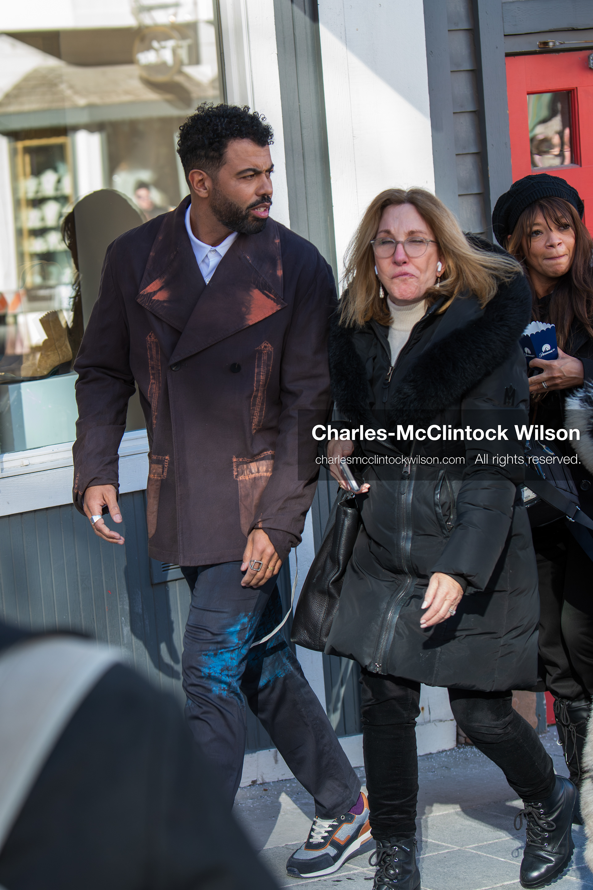 January 26, 2026, Park City, Utah, USA: US actor DAVEED DIGGS greets fans outside The Vulture Spot during the 2026 Sundance Film Festival in Park City, Utah. (Credit Image: © Charles McClintock Wilson/ZUMA Press Wire)