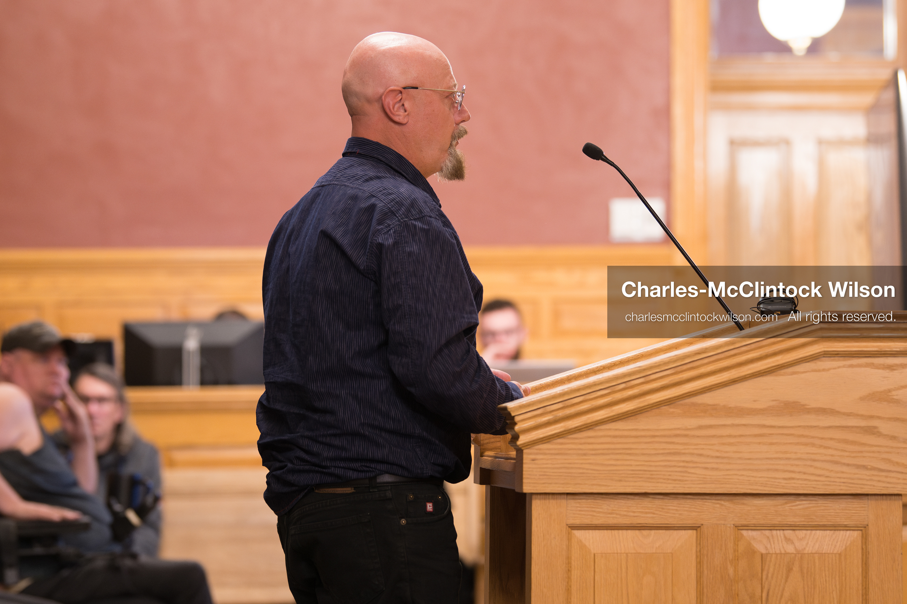 May 5, 2026, Salt Lake City, Utah, USA: A resident speaks during the public comment period of the Salt Lake City Council's formal meeting in Salt Lake City on Tuesday, May 5, 2026. (Credit Image: © Charles-McClintock Wilson/ZUMA Press Wire)