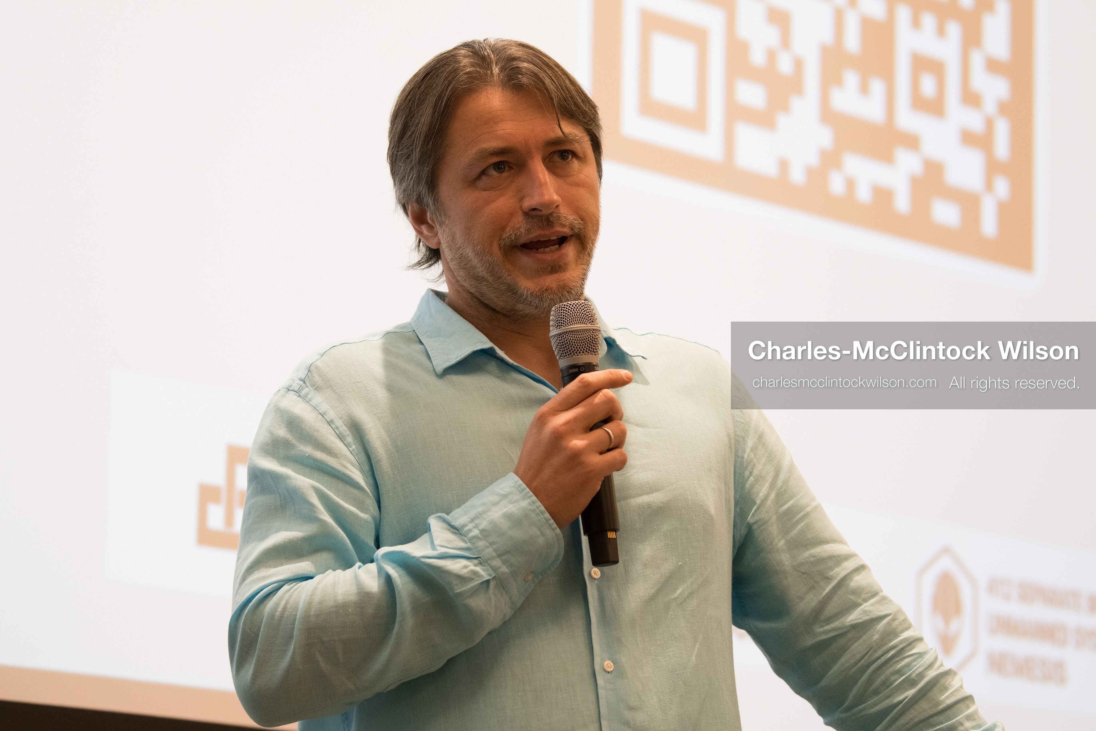  July 23, 2026, Salt Lake City, Utah, USA: Ukrainian activist SERHIY PRYTULA speaks during a community meeting at the Utah State Capitol building in Salt Lake City, Utah, on Thursday, July 23, 2026. The event, titled ''Ukraine in the Fifth Year of the Full-Scale War: An Honest Conversation,'' was hosted by the Prytula Foundation USA to discuss civil defense and ongoing humanitarian aid initiatives. (Credit Image: © Charles-McClintock Wilson/ZUMA Press Wire)