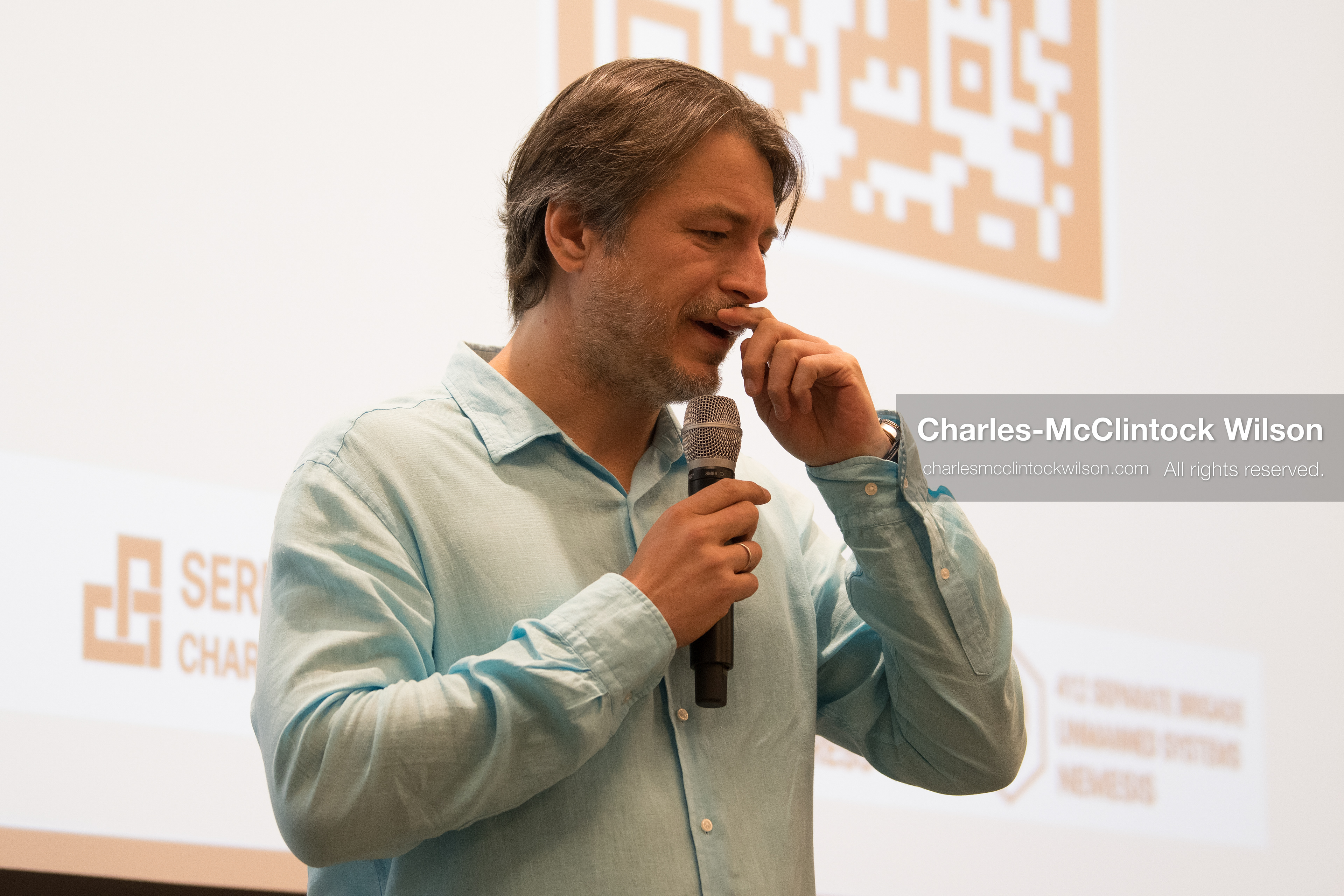  July 23, 2026, Salt Lake City, Utah, USA: Ukrainian activist SERHIY PRYTULA speaks during a community meeting at the Utah State Capitol building in Salt Lake City, Utah, on Thursday, July 23, 2026. The event, titled ''Ukraine in the Fifth Year of the Full-Scale War: An Honest Conversation,'' was hosted by the Prytula Foundation USA to discuss civil defense and ongoing humanitarian aid initiatives. (Credit Image: © Charles-McClintock Wilson/ZUMA Press Wire)