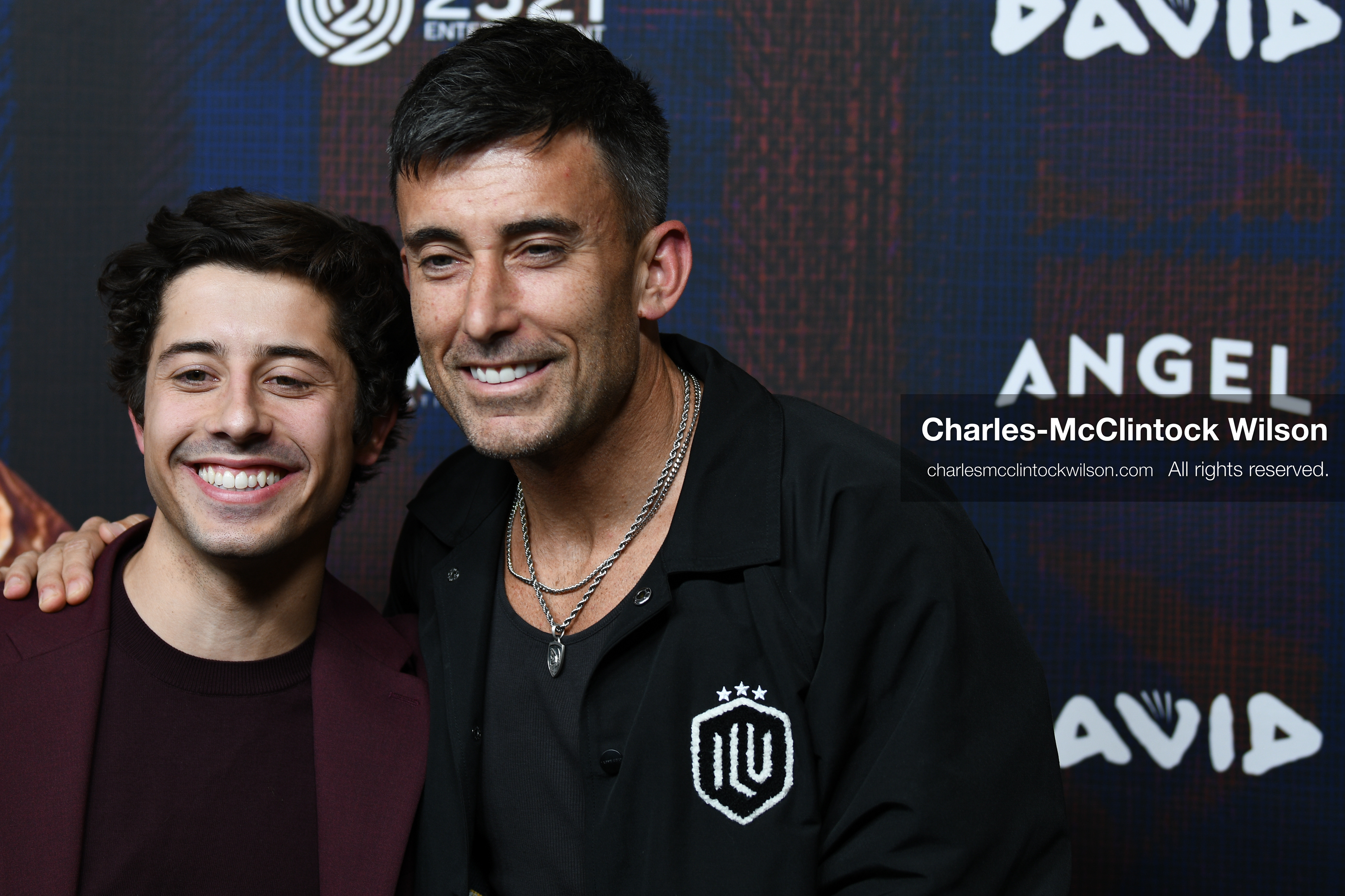 December 8, 2025, Lehi, Utah, USA: BRANDON ENGMAN and PHIL WICKHAM attend the world premiere of DAVID at Megaplex Theatres Thanksgiving Point in Lehi, Utah, USA. (Credit Image: © Charles-McClintock Wilson/ZUMA Press Wire)
