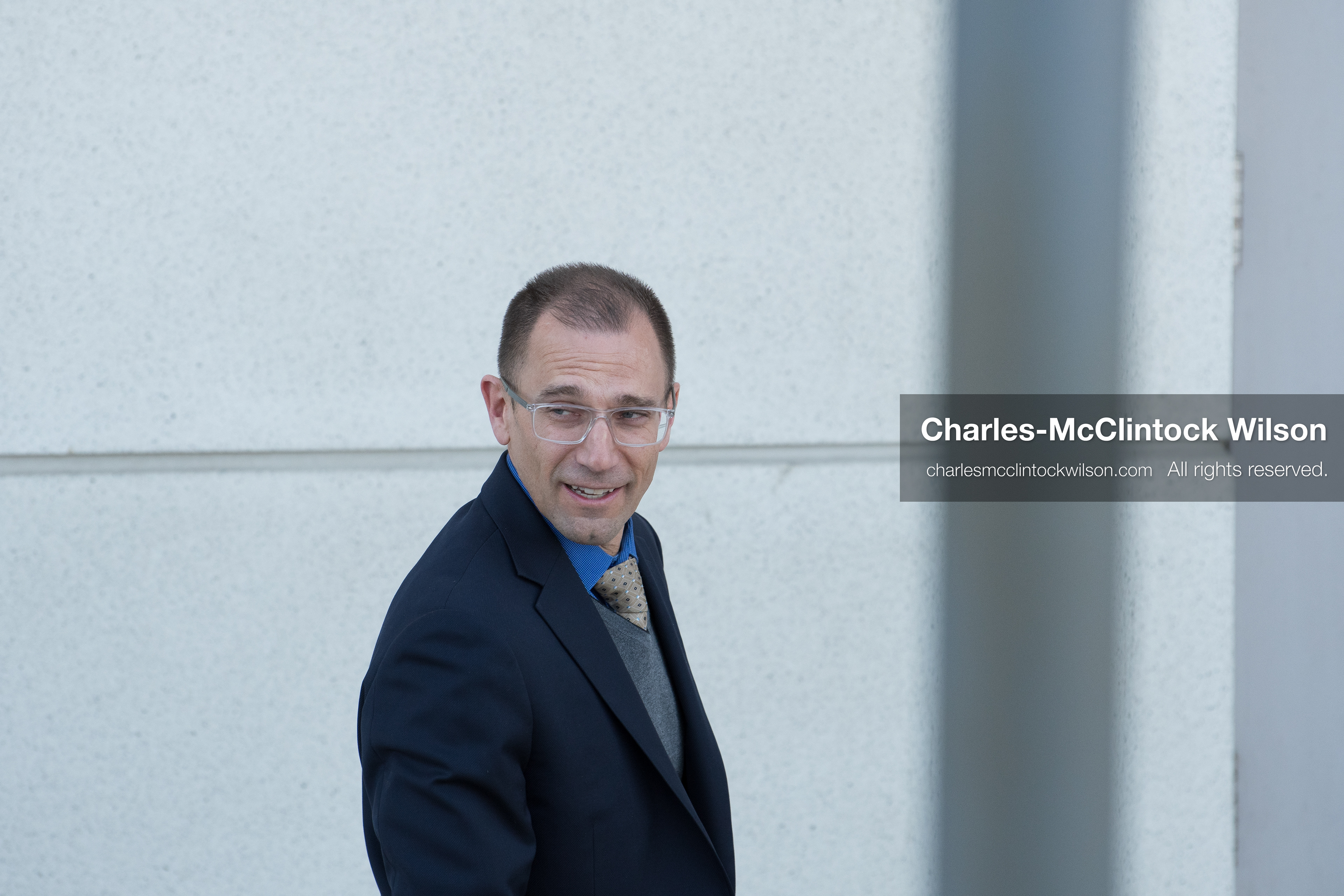March 13, 2026, Provo, Utah, USA: Deputy Utah County Attorney RYAN McBRIDE arrives at the Fourth District Court in Provo, Utah, on March 13, 2026, for a hearing on media access in the Tyler Robinson case involving the death of American political activist Charlie Kirk. (Credit Image: © Charles-McClintock Wilson/ZUMA Press Wire)