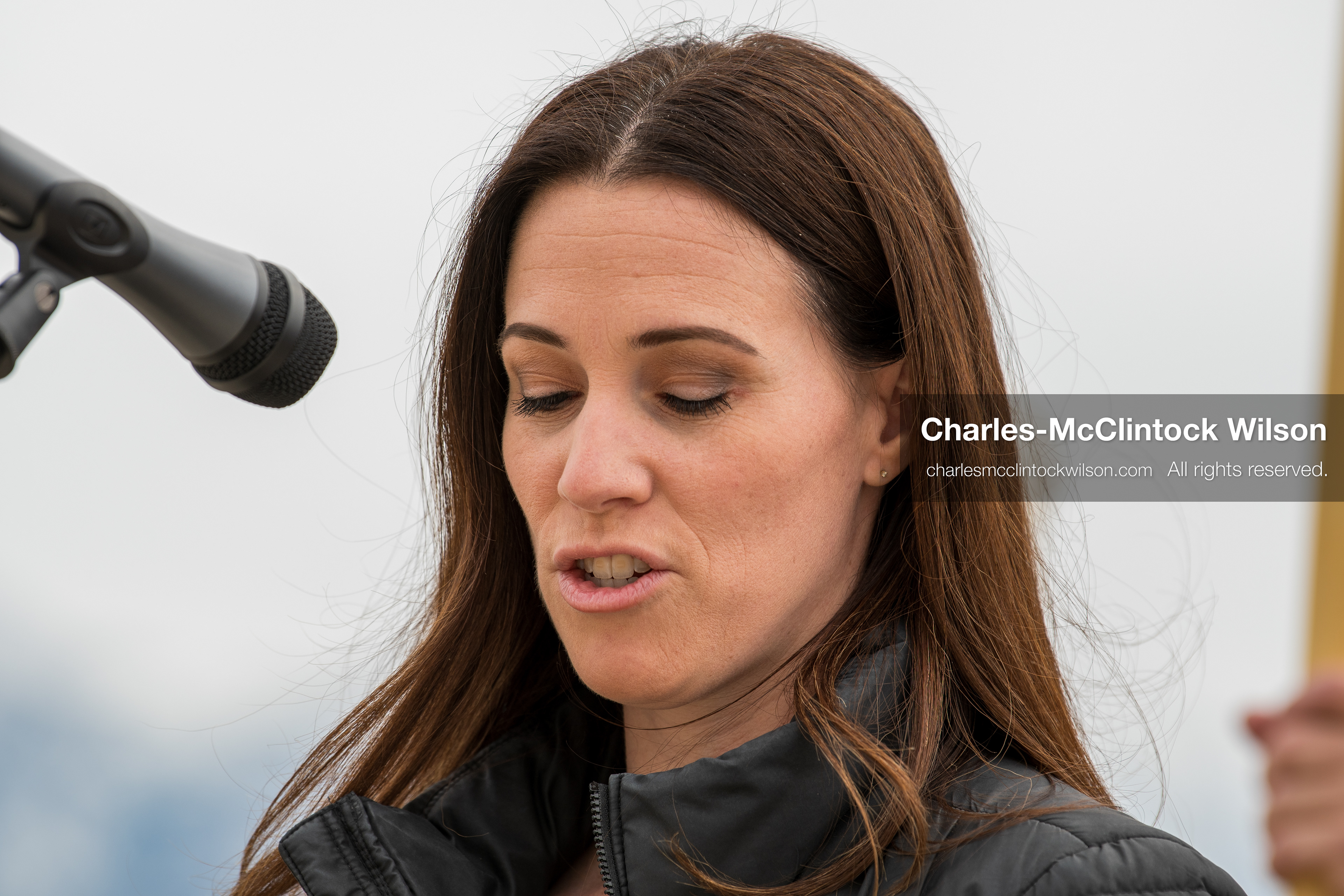 February 28, 2026, Salt Lake City, Utah, USA: STEPHANIE PITCHER, Utah state senator and a Democrat from Utah, speaks during the Stand With Ukraine rally at the Utah State Capitol. The event marked the four year anniversary of the full scale Russian invasion of Ukraine and brought community members together in support of Ukrainians and local humanitarian efforts. (Credit Image: © Charles McClintock Wilson/ZUMA Press Wire)