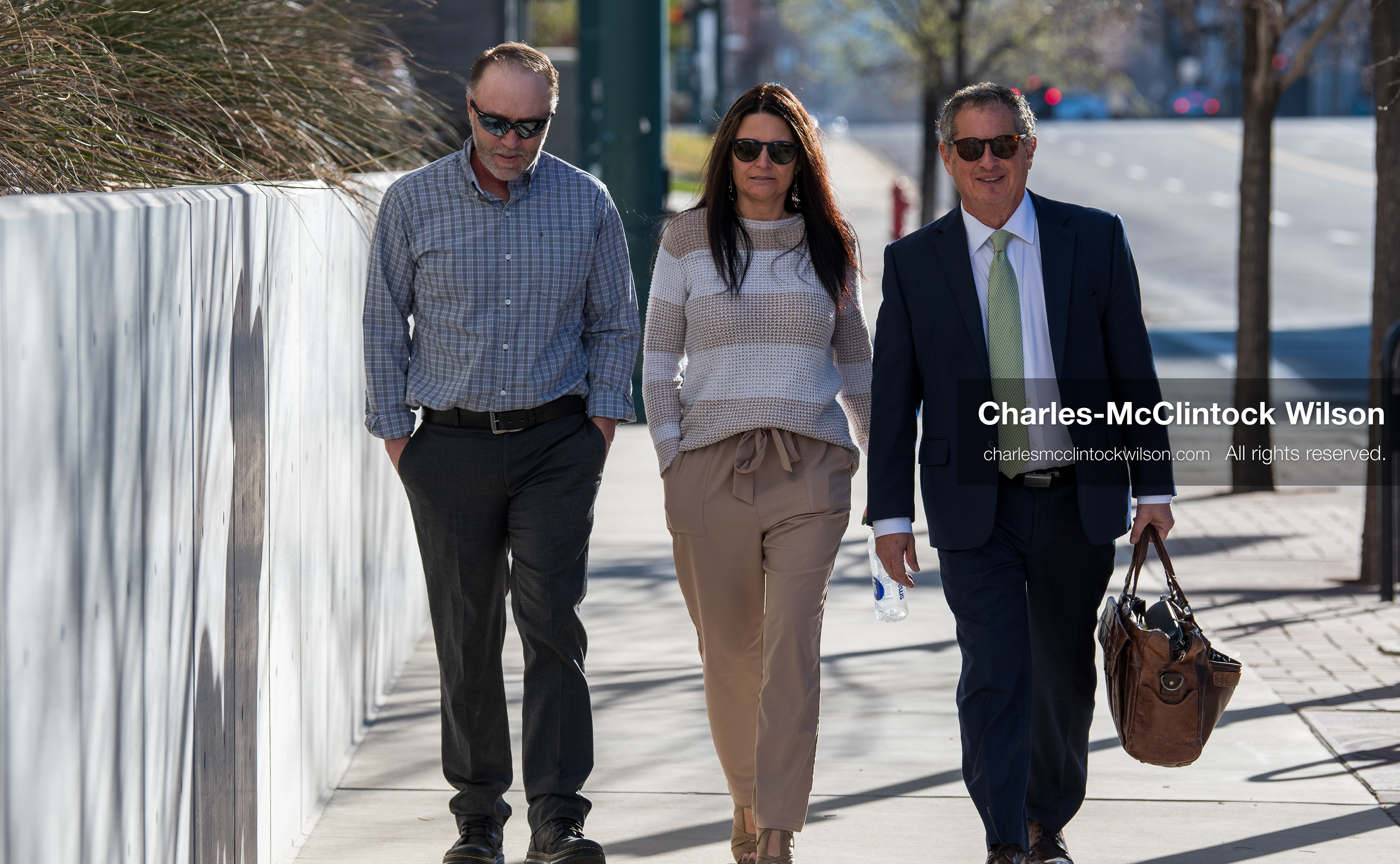 March 13, 2026, Provo, Utah, USA: Matt and Amber Robinson, parents of Tyler Robinson, arrive at the Fourth District Court in Provo, Utah, with defense attorney Richard G. Novak on March 13, 2026, for a hearing on media access in the case involving the death of Charlie Kirk. (Credit Image: © Charles-McClintock Wilson/ZUMA Press Wire)