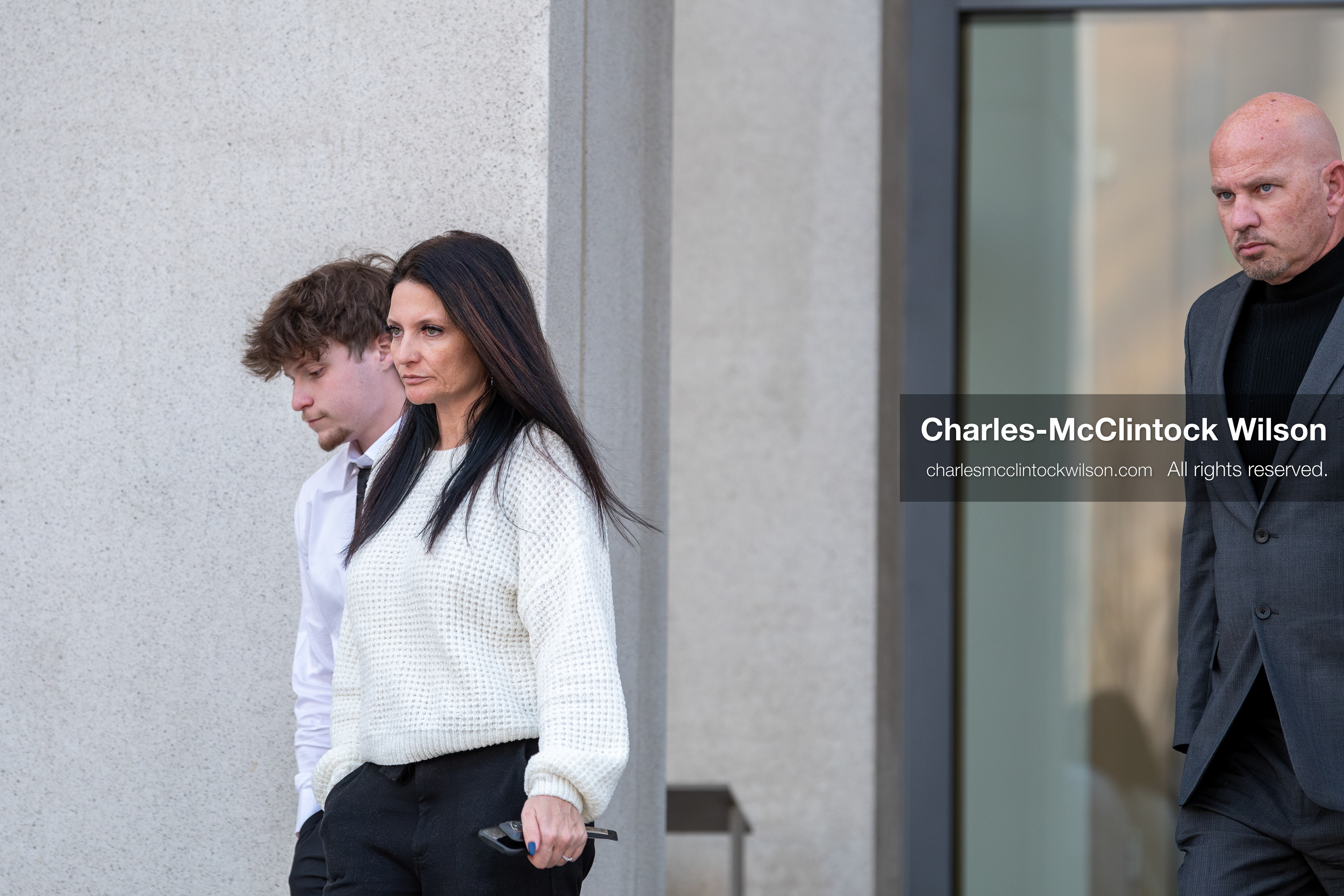January 16, 2026, Provo, Utah, USA: AMBER ROBINSON, mother of Tyler Robinson, leaves the Fourth Judicial District Courthouse in Provo, Utah, after the court hearing on January 16, 2026. Tyler Robinson is the alleged killer of US conservative figure Charlie Kirk, who was fatally shot during an event at Utah Valley University. (Credit Image: © Charles-McClintock Wilson/ZUMA Press Wire)