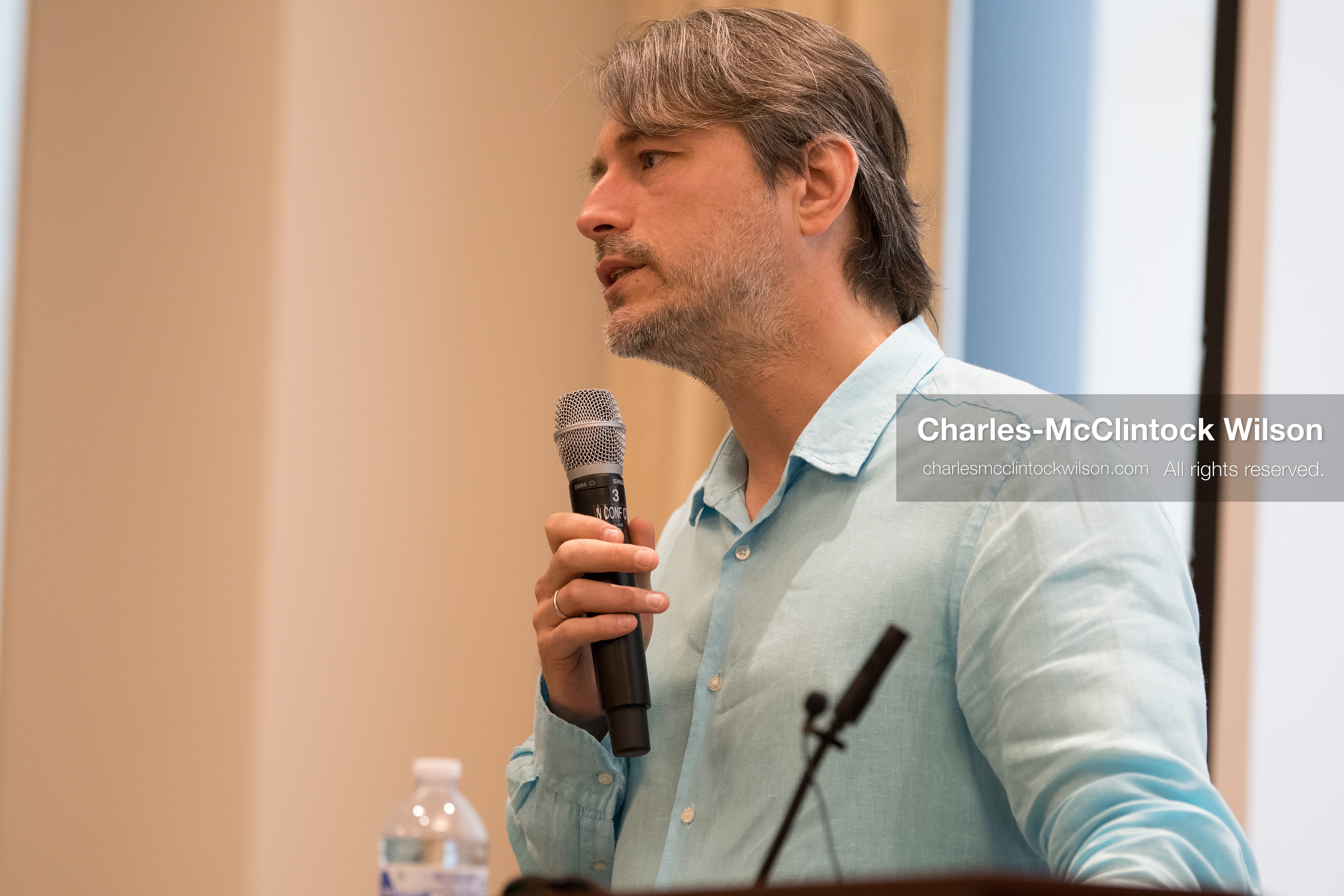  July 23, 2026, Salt Lake City, Utah, USA: Ukrainian activist SERHIY PRYTULA speaks during a community meeting at the Utah State Capitol building in Salt Lake City, Utah, on Thursday, July 23, 2026. The event, titled ''Ukraine in the Fifth Year of the Full-Scale War: An Honest Conversation,'' was hosted by the Prytula Foundation USA to discuss civil defense and ongoing humanitarian aid initiatives. (Credit Image: © Charles-McClintock Wilson/ZUMA Press Wire)