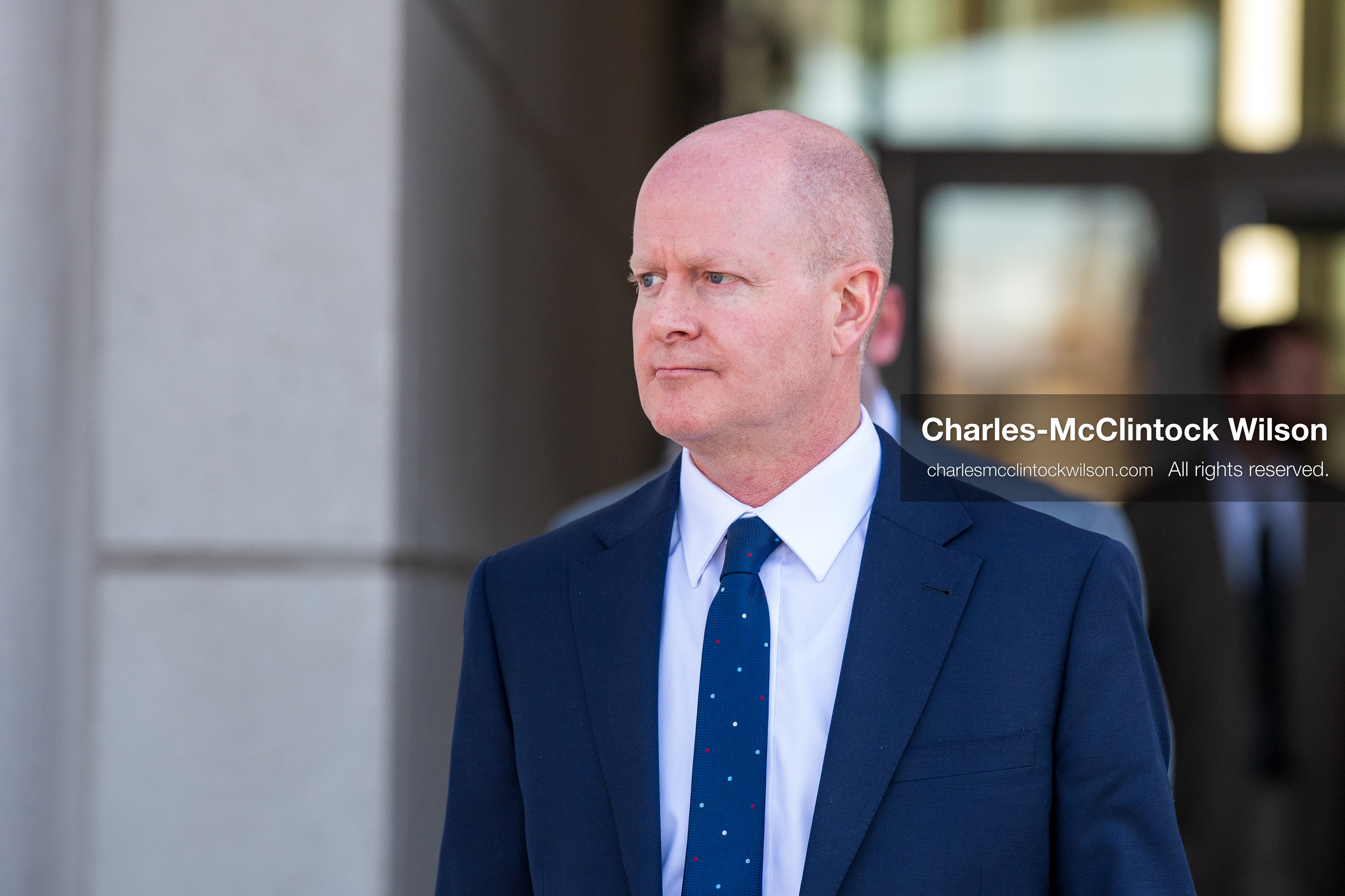 March 13, 2026, Provo, Utah, USA: Deputy Utah County Attorney CHAD GRUNANDER leaves the Fourth District Court in Provo, Utah, on March 13, 2026, following a hearing on media access in the Tyler Robinson case involving the death of American political activist Charlie Kirk. (Credit Image: © Charles-McClintock Wilson/ZUMA Press Wire)
