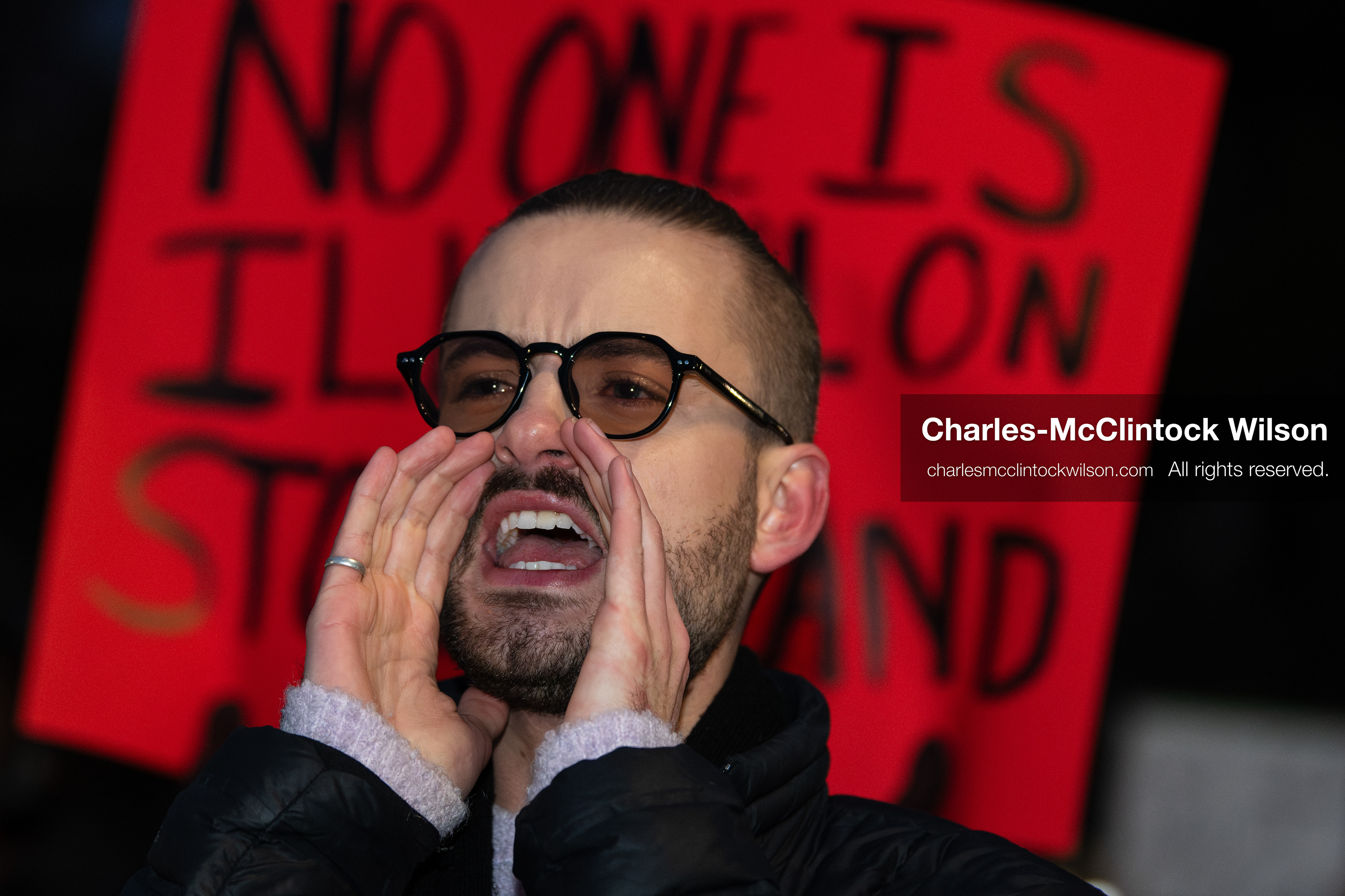 January 8, 2026, Salt Lake City, Utah, USA: A demonstrator participates in an anti ICE protest at Pioneer Park in Salt Lake City Utah on Jan 8 2026. The rally followed the death of Renee Nicole Good a Minneapolis woman who was fatally shot during an encounter with immigration authorities and drew hundreds calling for accountability and changes to enforcement practices. (Credit Image: © Charles-McClintock Wilson/ZUMA Press Wire)