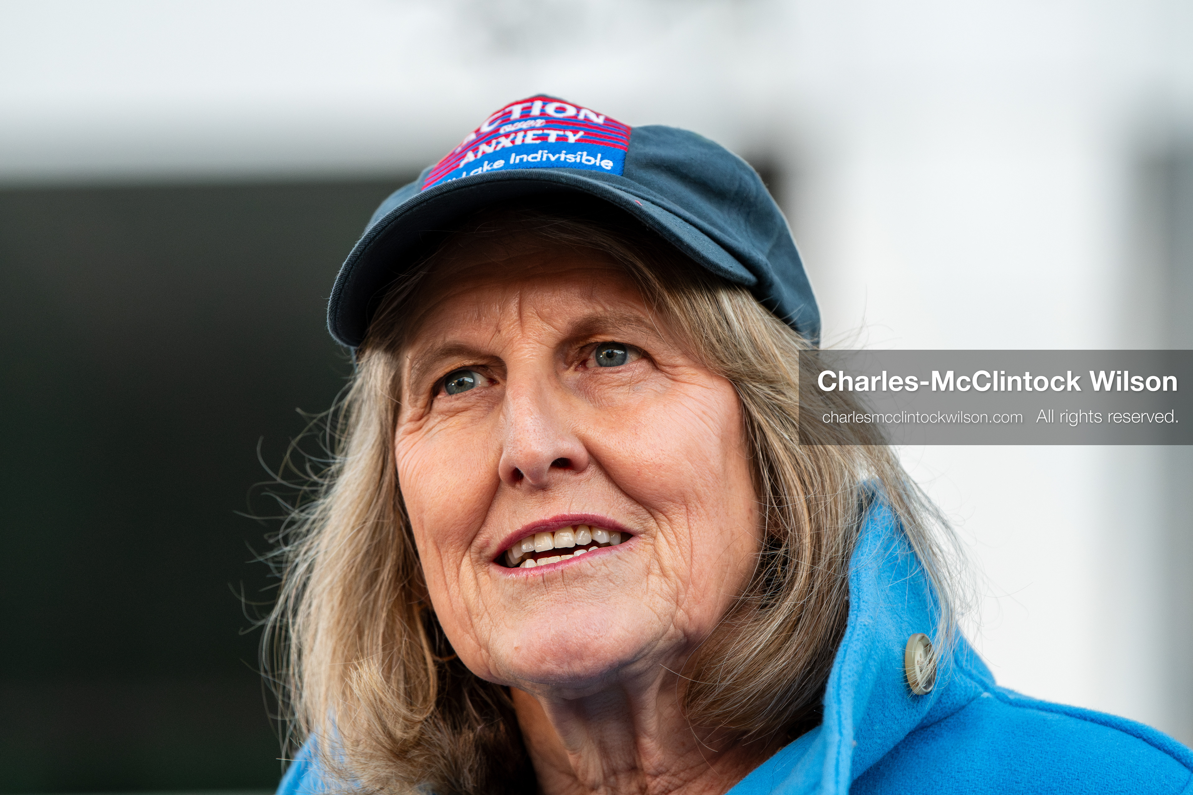 January 5, 2026, Salt Lake City, Utah, USA: Sarah Buck, leader of Salt Lake Indivisible, speaks during an emergency rally outside the Wallace Federal Building in Salt Lake City, Utah. The protest was part of a nationwide mobilization demanding congressional limits on presidential war powers following recent US military actions in Venezuela involving the government of Nicolas Maduro. Organizers urged constituents to gather at the offices of Utah US senators Mike Lee and John Curtis to vote to check the presidents war powers and emphasized that a large crowd sends a louder message. (Credit Image: (c) Charles‑McClintock Wilson/ZUMA Press Wire)