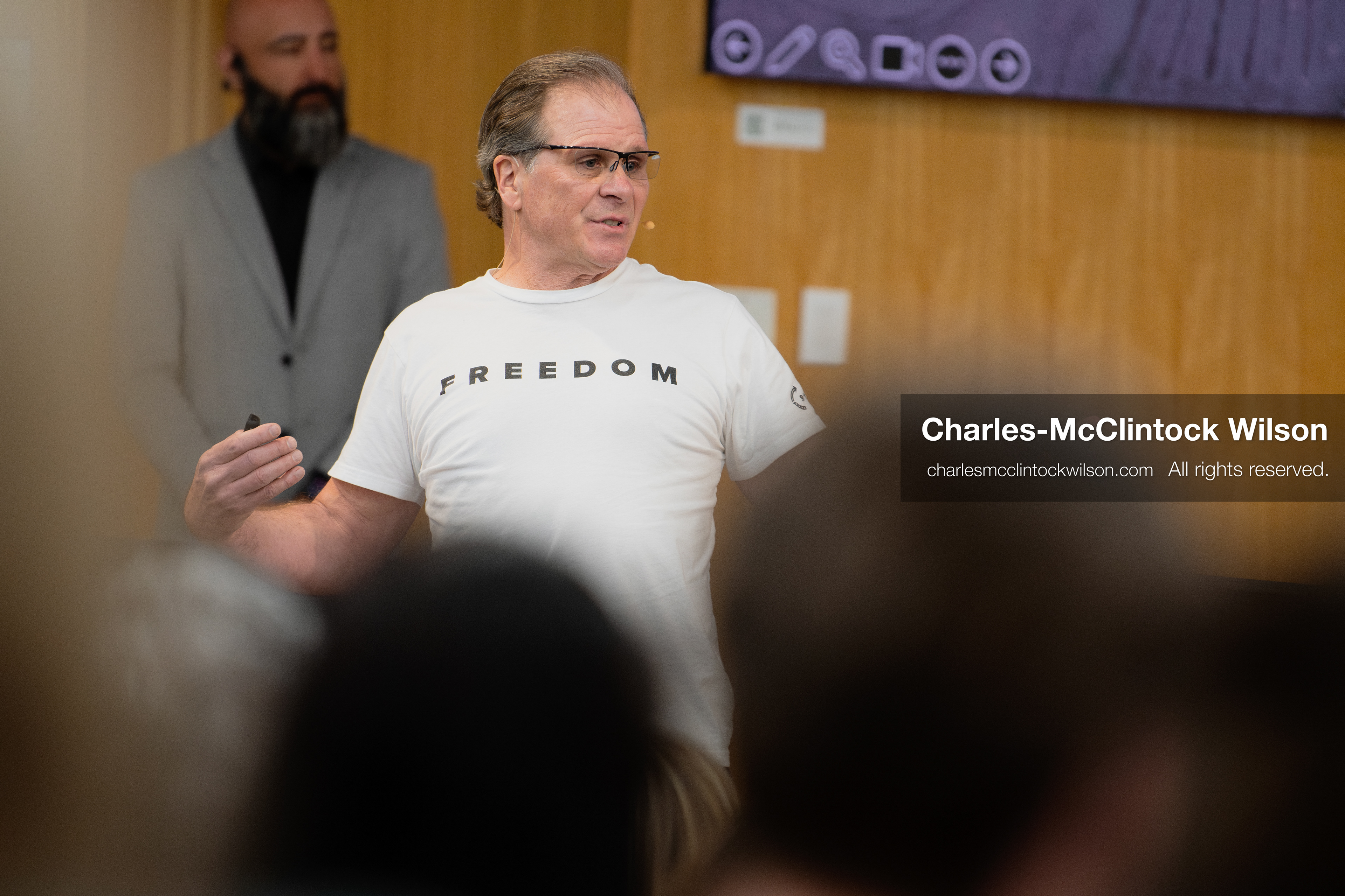March 26, 2026, Orem, Utah, USA: US author, Christian apologist, and founder of http://CrossExamined.org Frank Turek speaks during a stop on his “Change My Mind” College Tour at Utah Valley University in Orem, Utah. The event, hosted by Ratio Christi, included discussions on faith, philosophy, and the problem of evil. (Credit Image: © Charles-McClintock Wilson/ZUMA Press Wire)