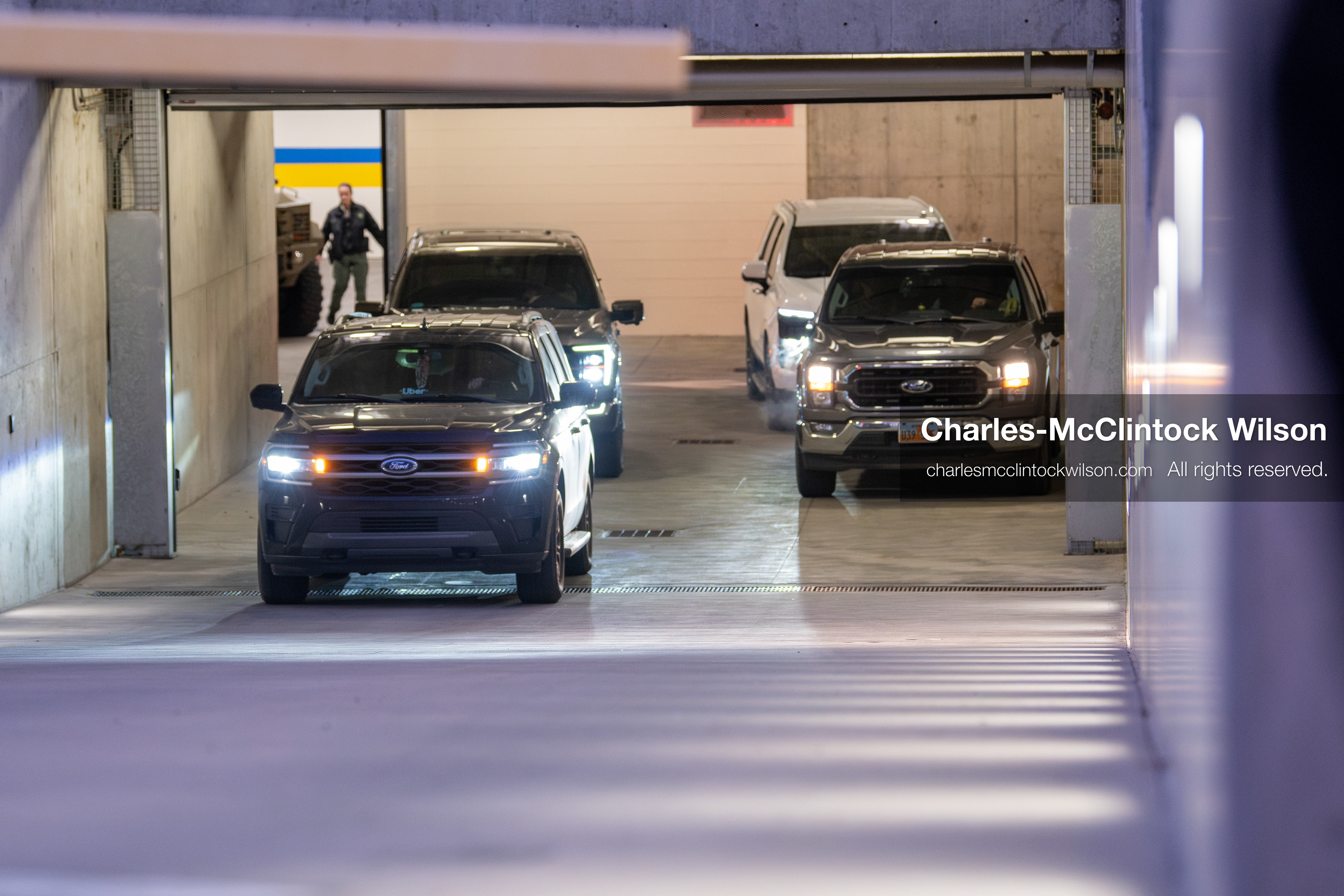 January 16, 2026, Provo, Utah, USA: A law enforcement armored vehicle leaves the Fourth Judicial District Courthouse in Provo, Utah, carrying Tyler Robinson after his court appearance on January 16, 2026. Robinson is the alleged killer of US conservative figure Charlie Kirk, who was fatally shot during an event at Utah Valley University. (Credit Image: © Charles-McClintock Wilson/ZUMA Press Wire)