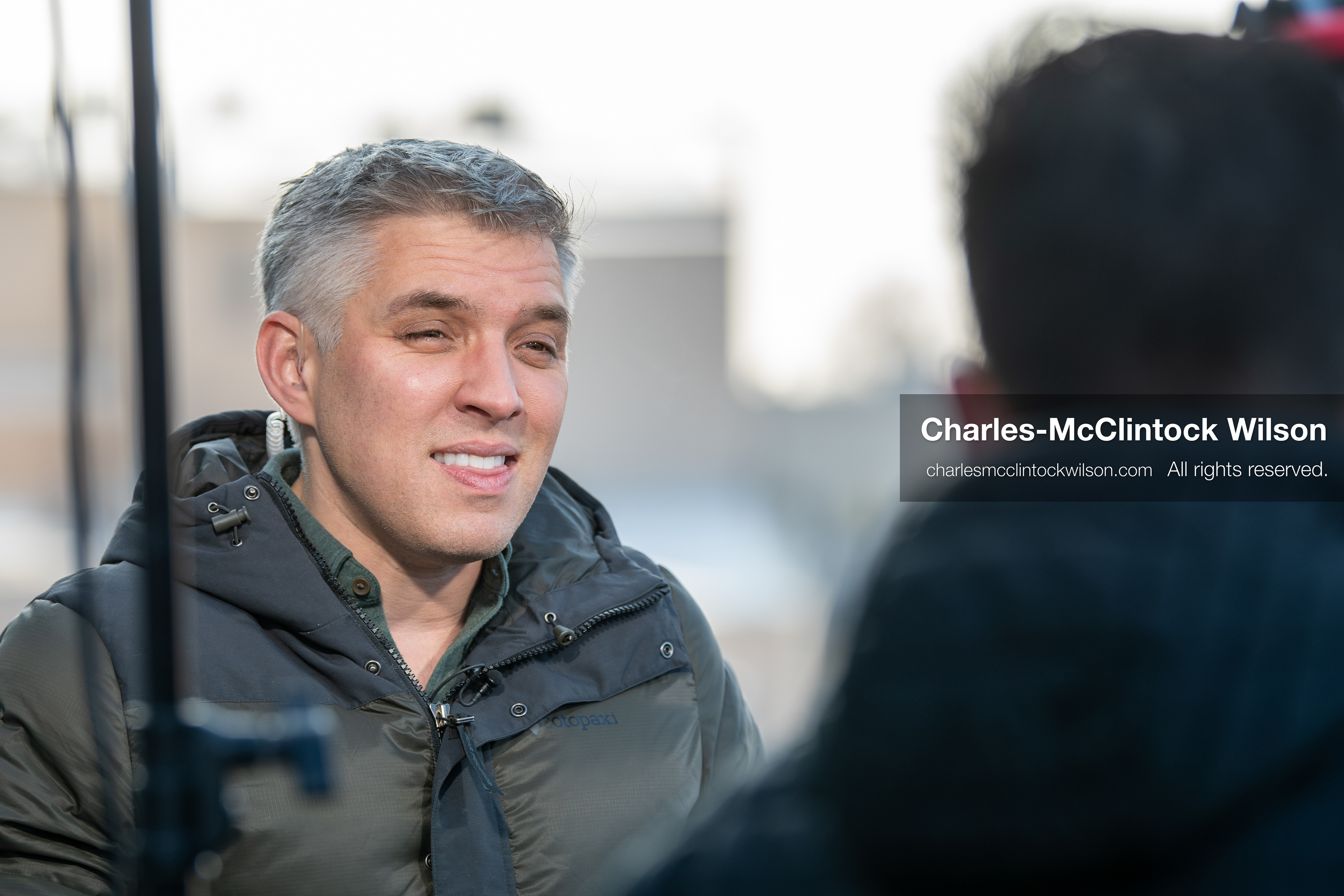 January 16, 2026, Provo, Utah, USA: Journalist BRIAN ENTIN, Senior National Correspondent for NewsNation, reports from outside the Fourth Judicial District Courthouse in Provo, Utah, during the January 16, 2026, court hearing for Tyler Robinson. Robinson is the alleged killer of US conservative figure Charlie Kirk, who was fatally shot during an event at Utah Valley University. (Credit Image: © Charles-McClintock Wilson/ZUMA Press Wire)