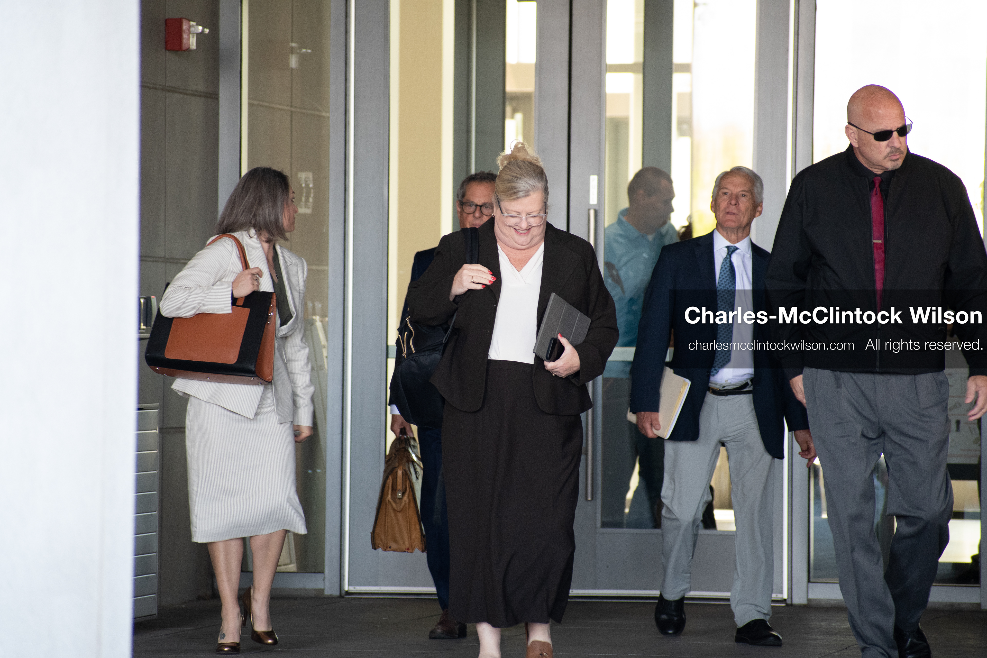 SEPTEMBER 29, 2025 — PROVO, UTAH, USA: Kathryn Nester, attorney for Tyler Robinson, walks outside the Utah County Court ahead of a waiver hearing. Robinson, charged with aggravated murder in the September 10 shooting death of conservative activist Charlie Kirk at Utah Valley University, appeared virtually for the proceedings. (Credit Image: © Charles‑McClintock Wilson / ZUMA Press Wire)