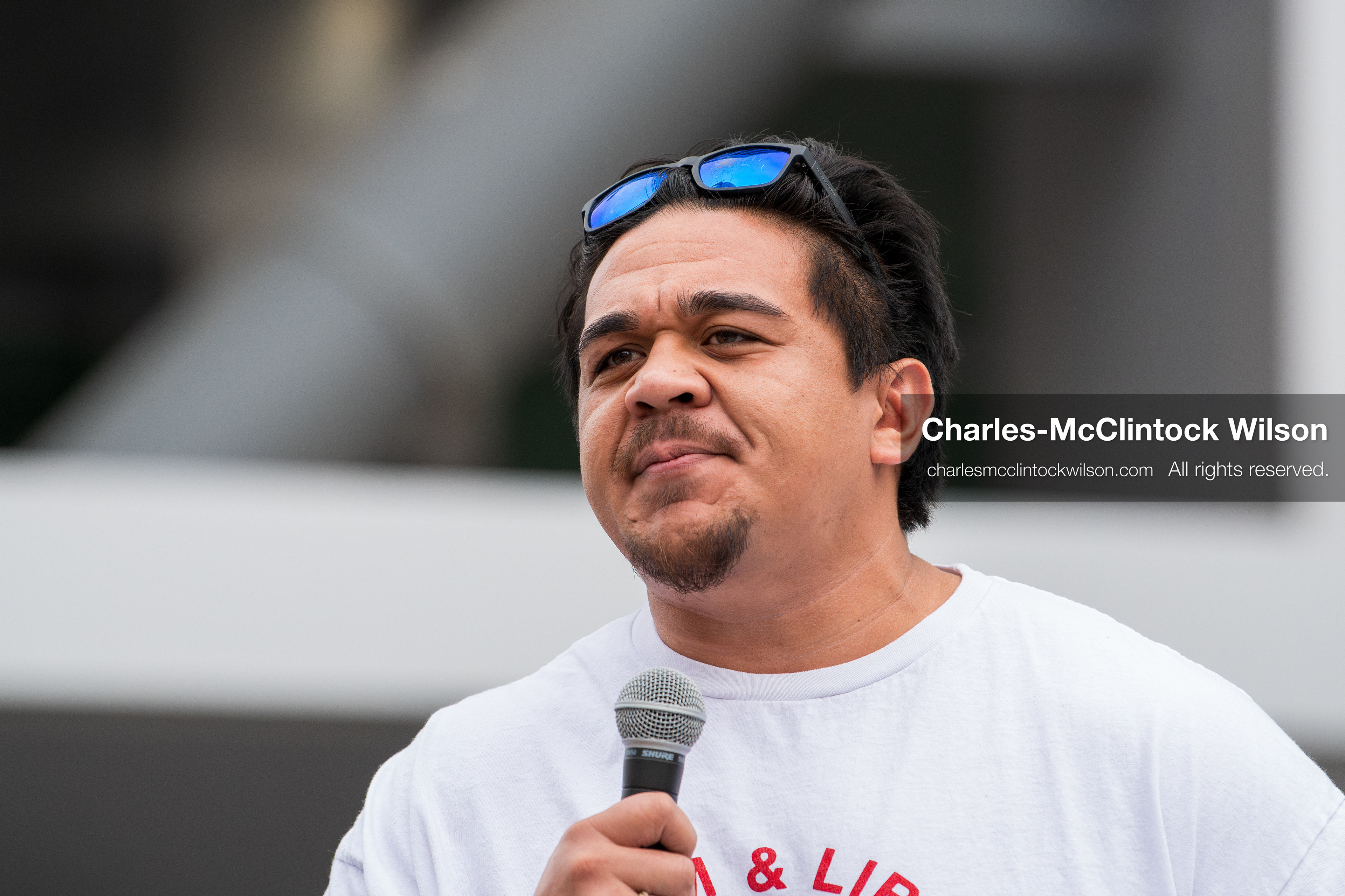 January 3, 2026, Salt Lake City, Utah, USA: A speaker addresses demonstrators during a protest against US military action in Venezuela outside the Wallace Federal Building in Salt Lake City, Utah. The protest was part of a nationwide mobilization opposing airstrikes and foreign intervention. (Credit Image: (c) Charles‑McClintock Wilson/ZUMA Press Wire)