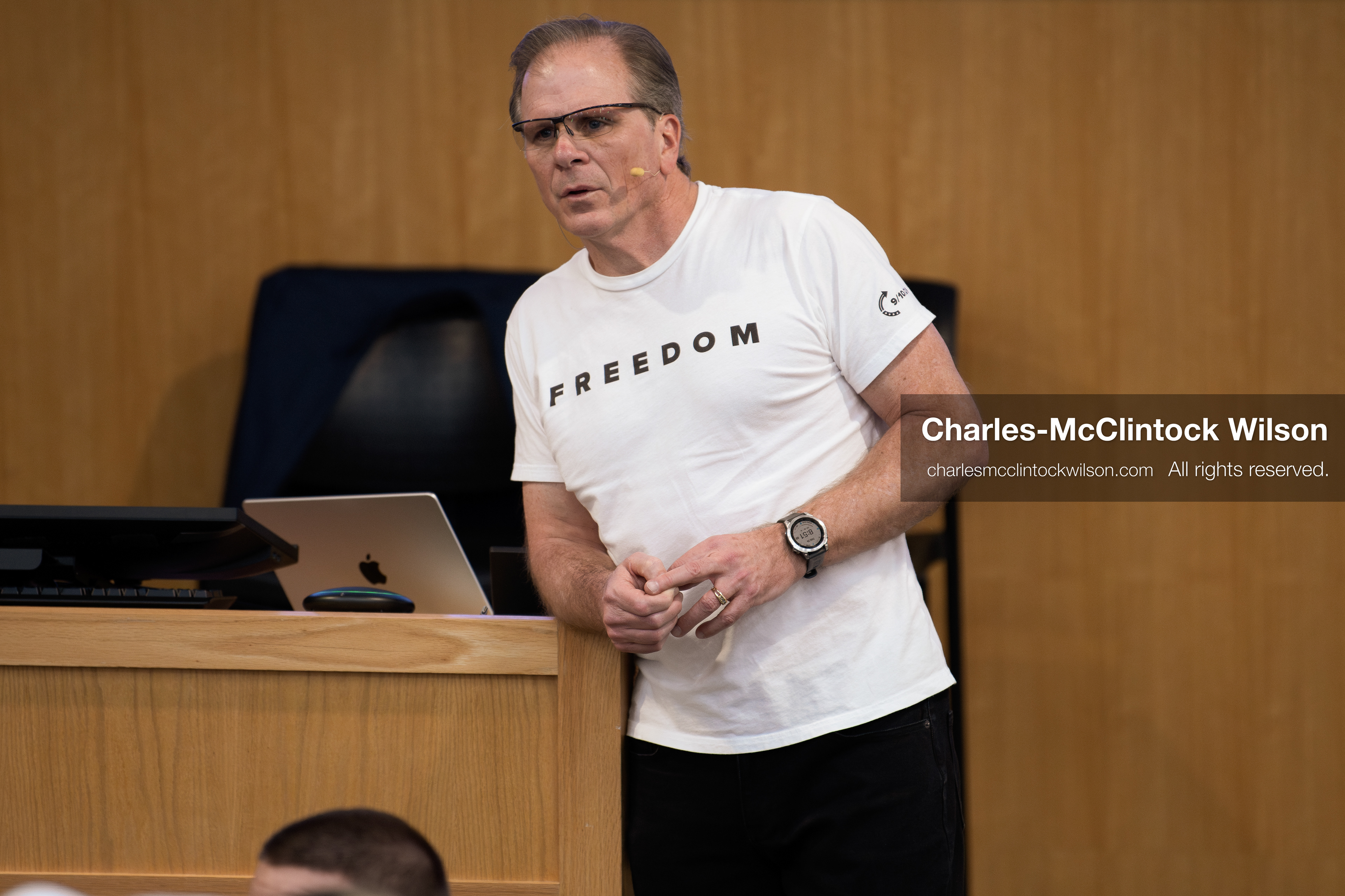 March 26, 2026, Orem, Utah, USA: US author, Christian apologist, and founder of http://CrossExamined.org Frank Turek speaks during a stop on his “Change My Mind” College Tour at Utah Valley University in Orem, Utah. The event, hosted by Ratio Christi, included discussions on faith, philosophy, and the problem of evil. (Credit Image: © Charles-McClintock Wilson/ZUMA Press Wire)