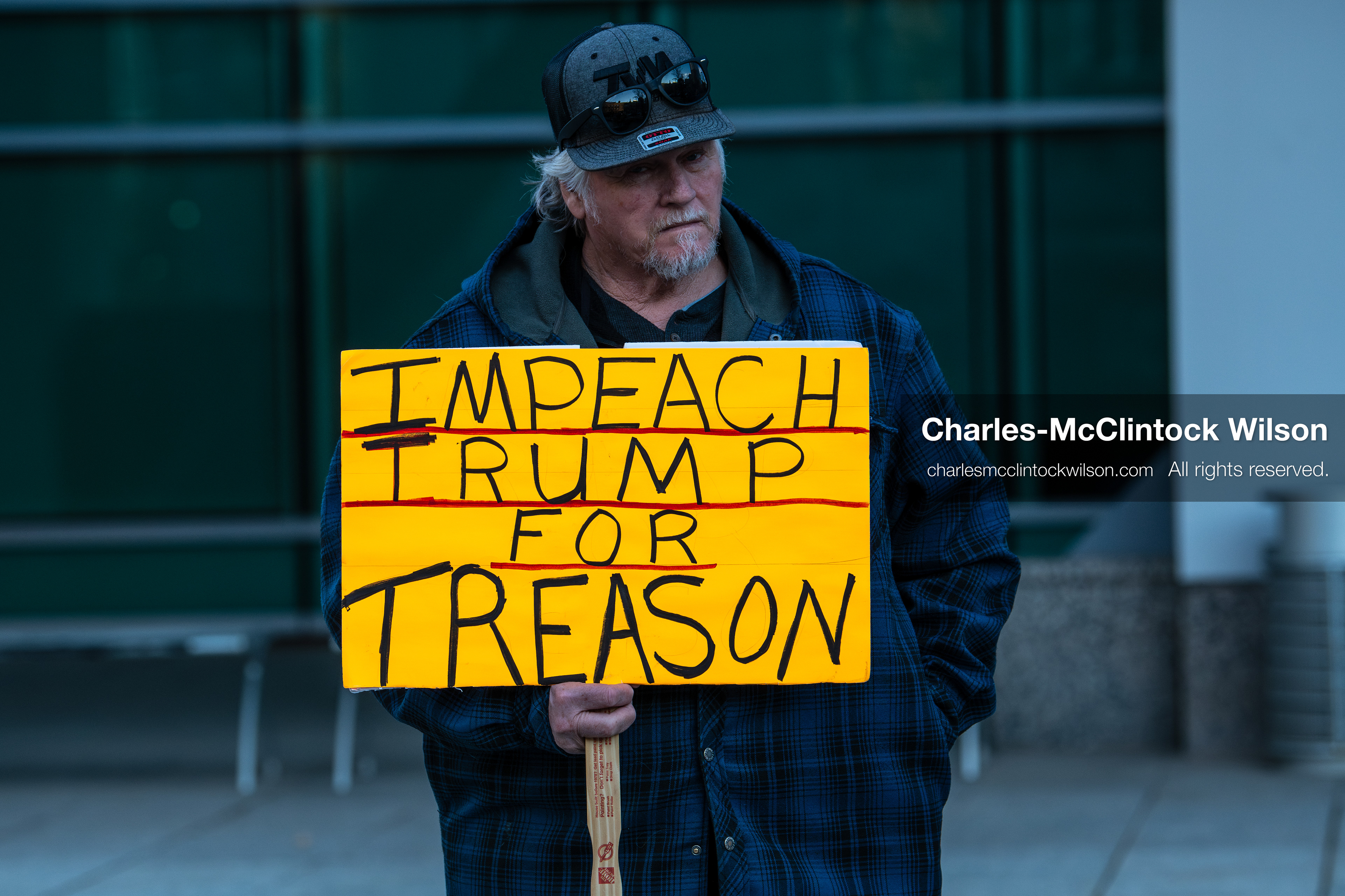 January 5, 2026, Salt Lake City, Utah, USA: A demonstrator holds a sign during a protest outside the Wallace Federal Building in Salt Lake City, Utah. The rally, organized by Salt Lake Indivisible, called for congressional limits on presidential war powers following recent US military actions in Venezuela involving the government of Nicolas Maduro. (Credit Image: (c) Charles‑McClintock Wilson/ZUMA Press Wire)