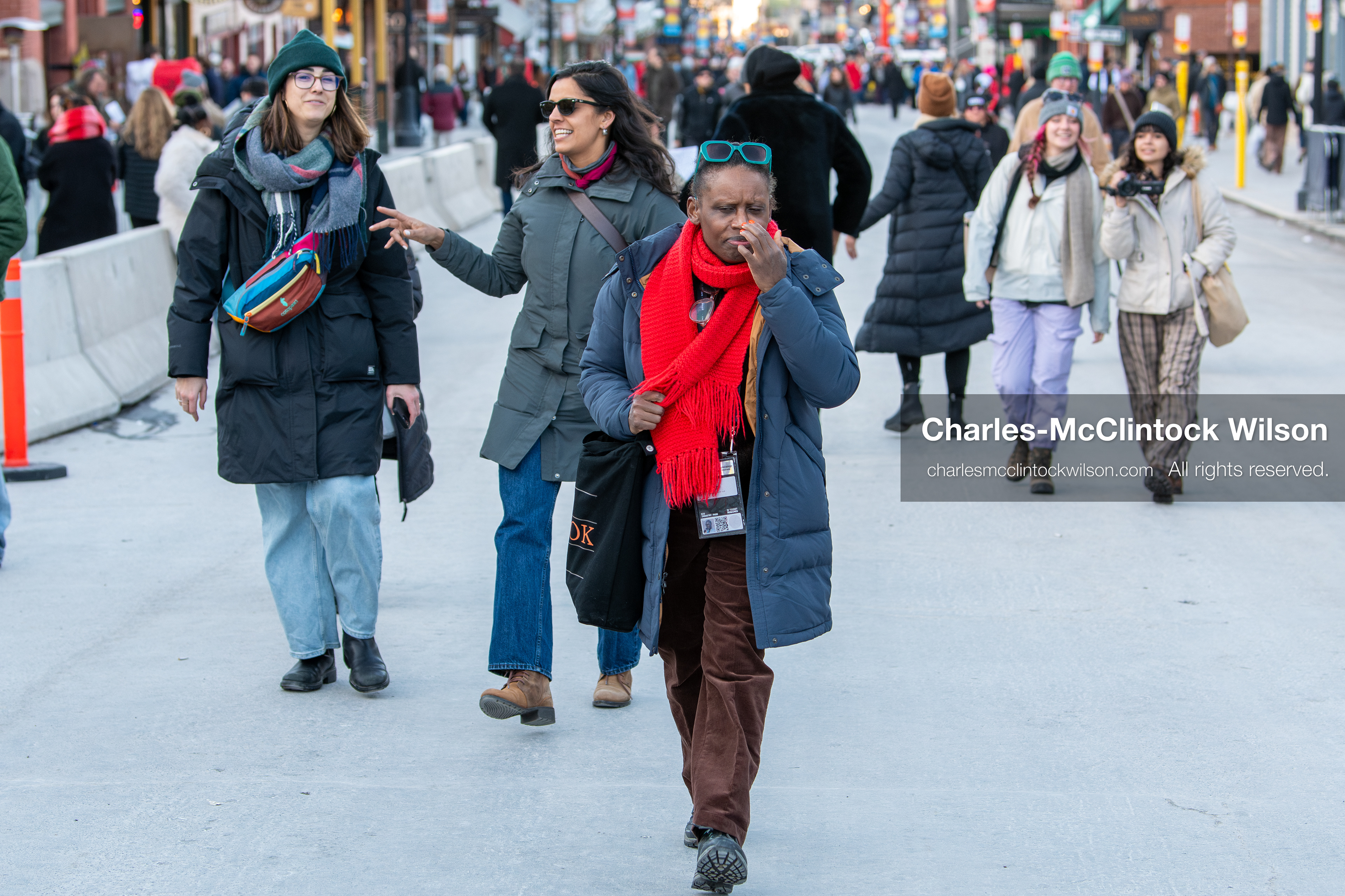  January 26, 2026, Park City, Utah, USA: Pedestrians walk along Main Street during the 2026 Sundance Film Festival in Park City, Utah, on Monday, Jan. 26, 2026. (Credit Image: © Charles McClintock Wilson/ZUMA Press Wire)