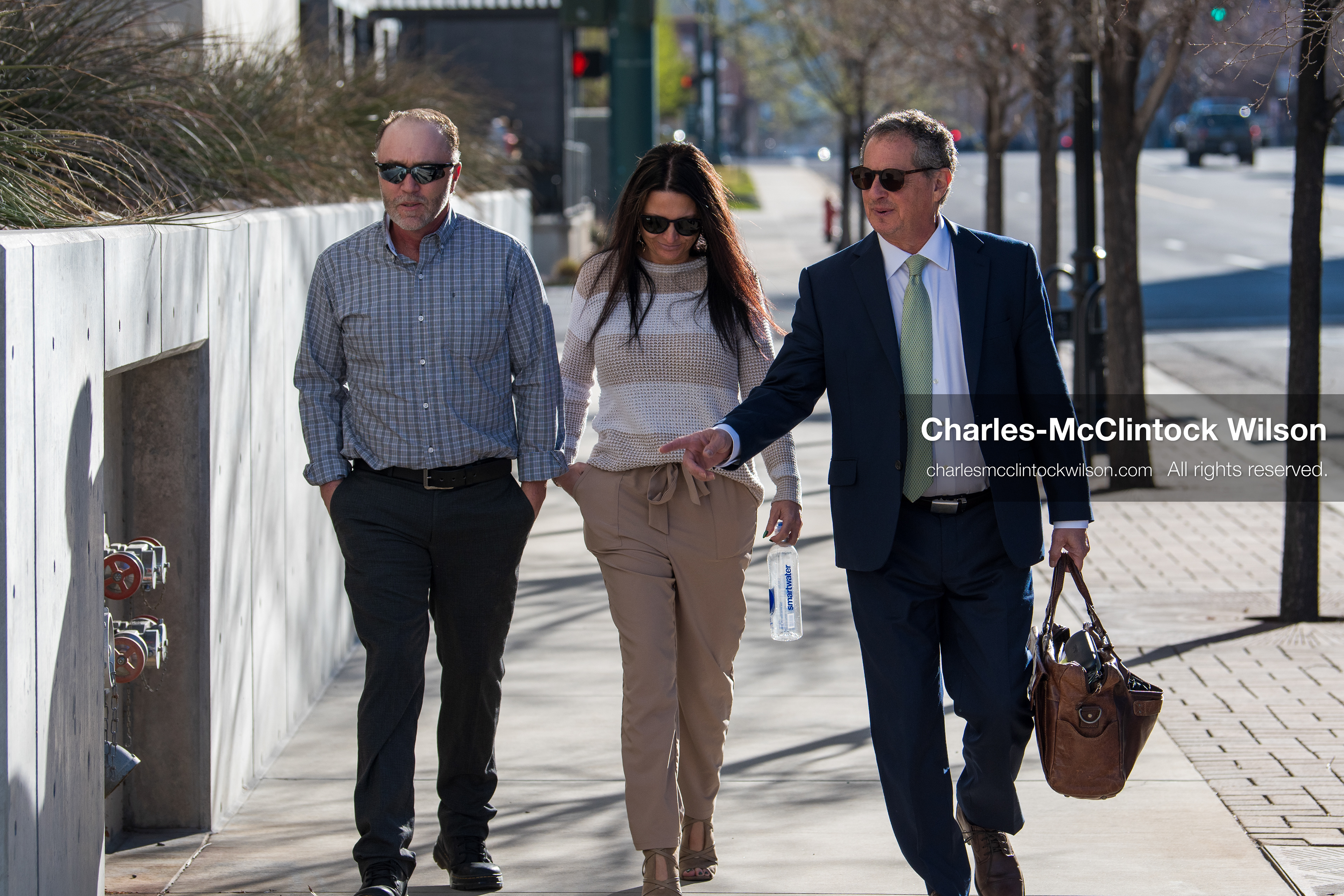 March 13, 2026, Provo, Utah, USA: Matt and Amber Robinson, parents of Tyler Robinson, arrive at the Fourth District Court in Provo, Utah, with defense attorney Richard G. Novak on March 13, 2026, for a hearing on media access in the case involving the death of Charlie Kirk. (Credit Image: © Charles-McClintock Wilson/ZUMA Press Wire)