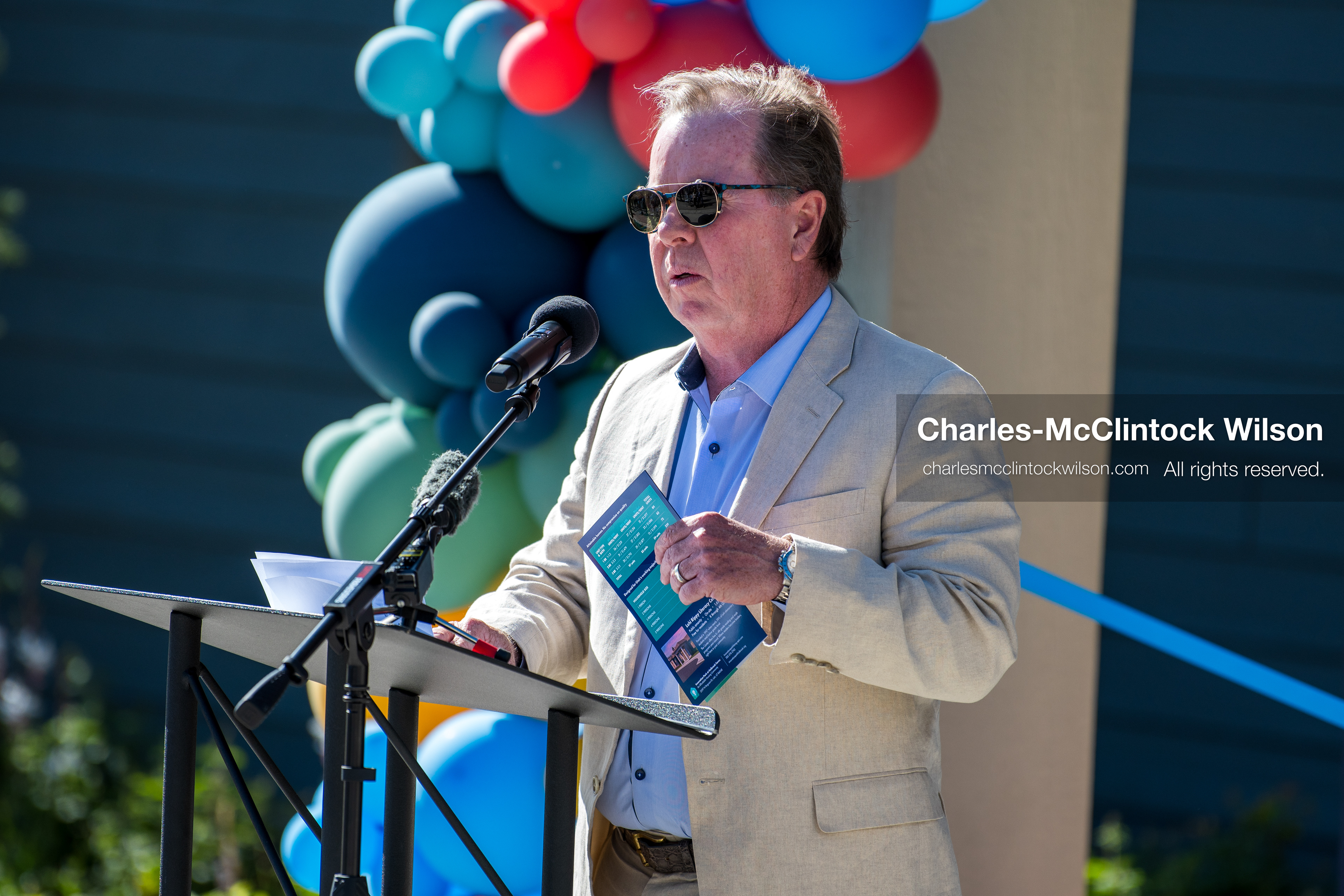 May 28, 2026, Lehi, Utah, USA: CLARK IVORY, founder of Ivory Innovations, speaks during the opening of Innovation Park at Holbrook Farms and the Lehi Rippy Literacy Center on May 28 2026 in Lehi Utah. (Credit Image: © Charles-McClintock Wilson/ZUMA Press Wire)