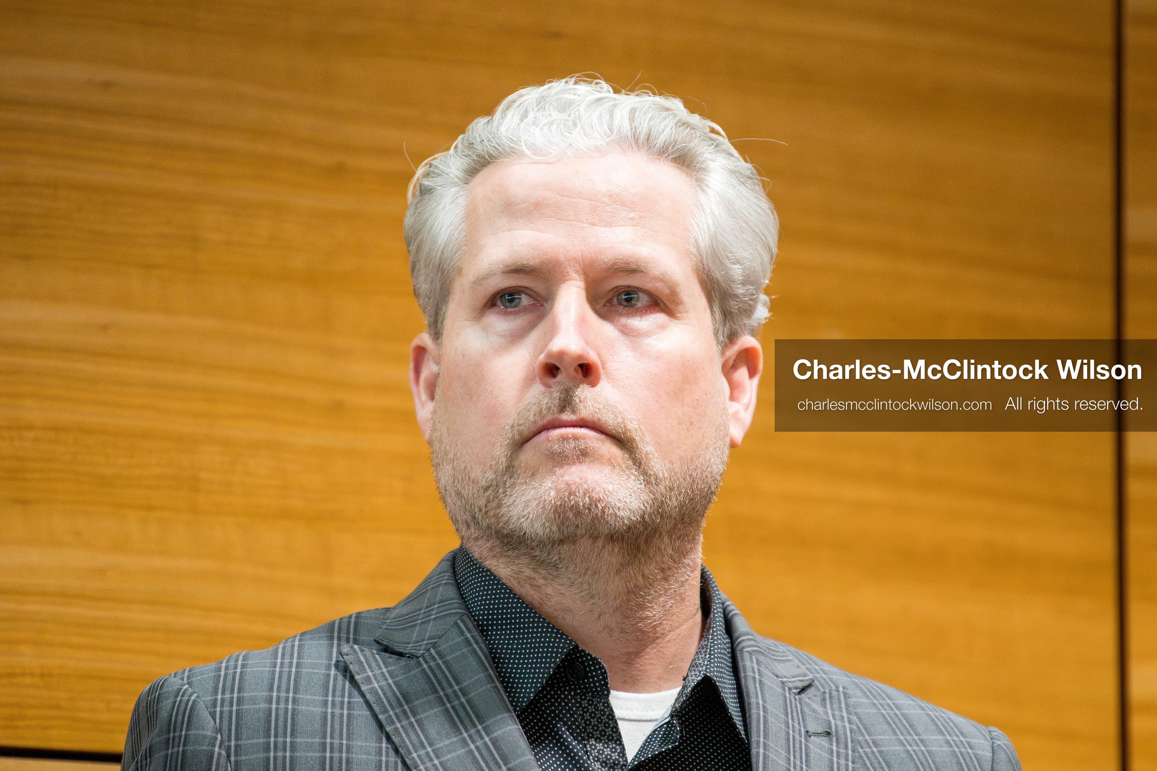 January 8, 2026, Salt Lake City, Utah, USA: Salt Lake City Police Department Chief of Staff GLEN MILLS listens as Salt Lake City Police Chief Brian Redd shares updates with members of the press during a briefing at the Salt Lake City Public Safety Building in Salt Lake City, Utah, on Jan. 8, 2026. Officials discussed the investigation into the shooting outside an LDS meetinghouse on Redwood Road the previous night, where 38 year old Sione Vatuvei and 46 year old Vaea Tulikihihifo were killed and six others were wounded during a memorial service. (Credit Image: © Charles-McClintock Wilson/ZUMA Press Wire)