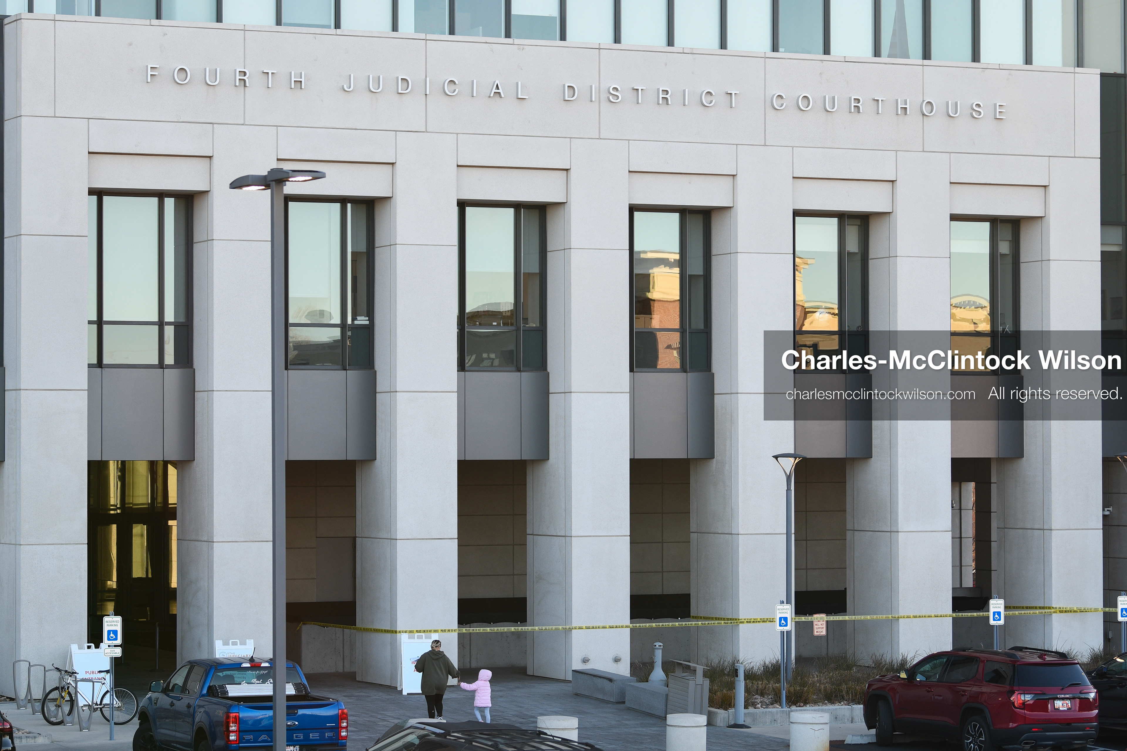 PROVO, UTAH, USA – DECEMBER 11, 2025: The Fourth District Court in Provo is seen during the first in‑person court appearance of Tyler Robinson in the Charlie Kirk murder case. (Credit Image: © Charles‑McClintock Wilson/ZUMA Press Wire)