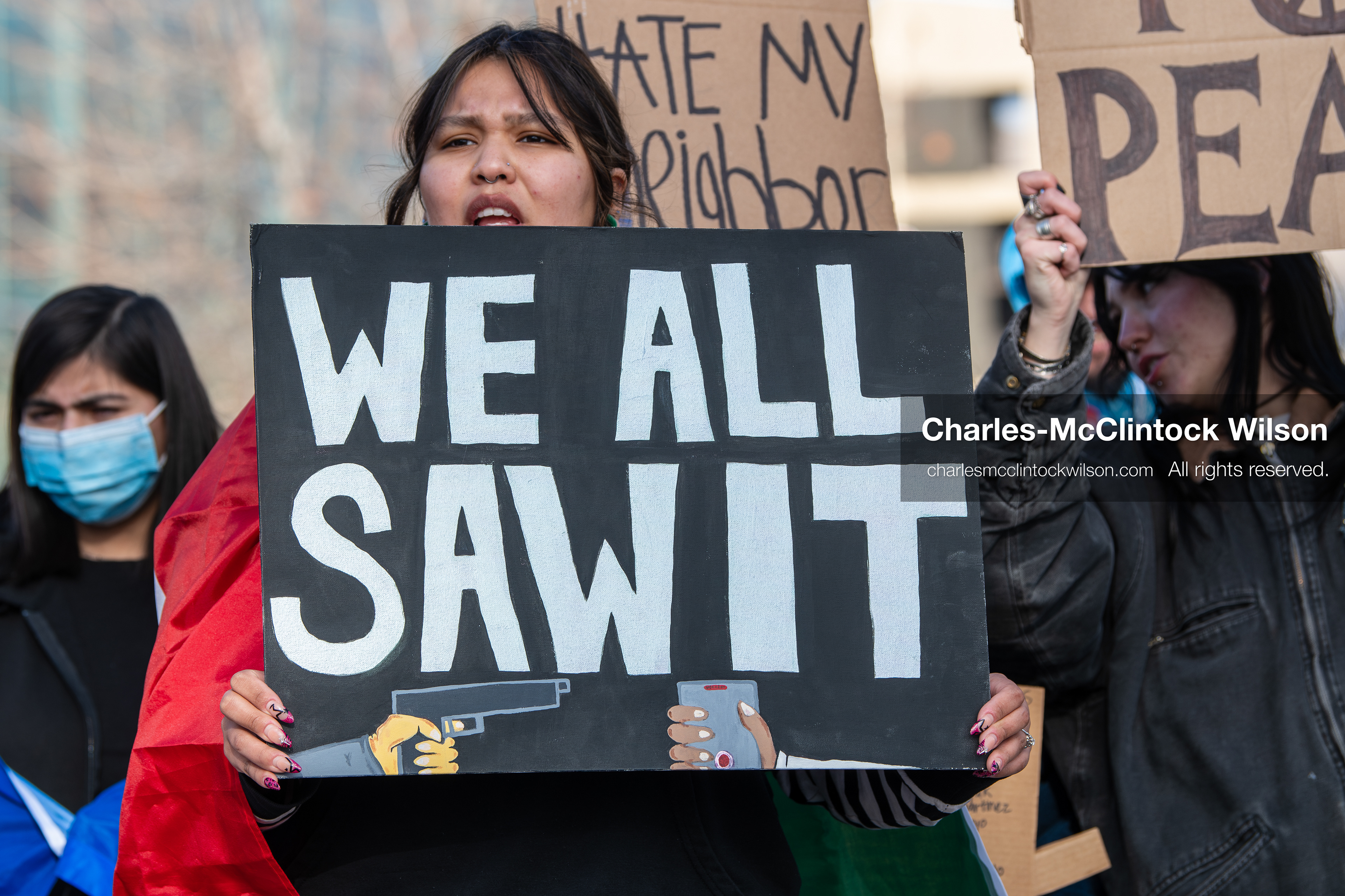 January 30, 2026, Salt Lake City, Utah, USA: Demonstrators march through downtown Salt Lake City during an anti‑ICE protest, part of a nationwide response to immigration enforcement policies. (Credit Image: © Charles‑McClintock Wilson/ZUMA Press Wire)