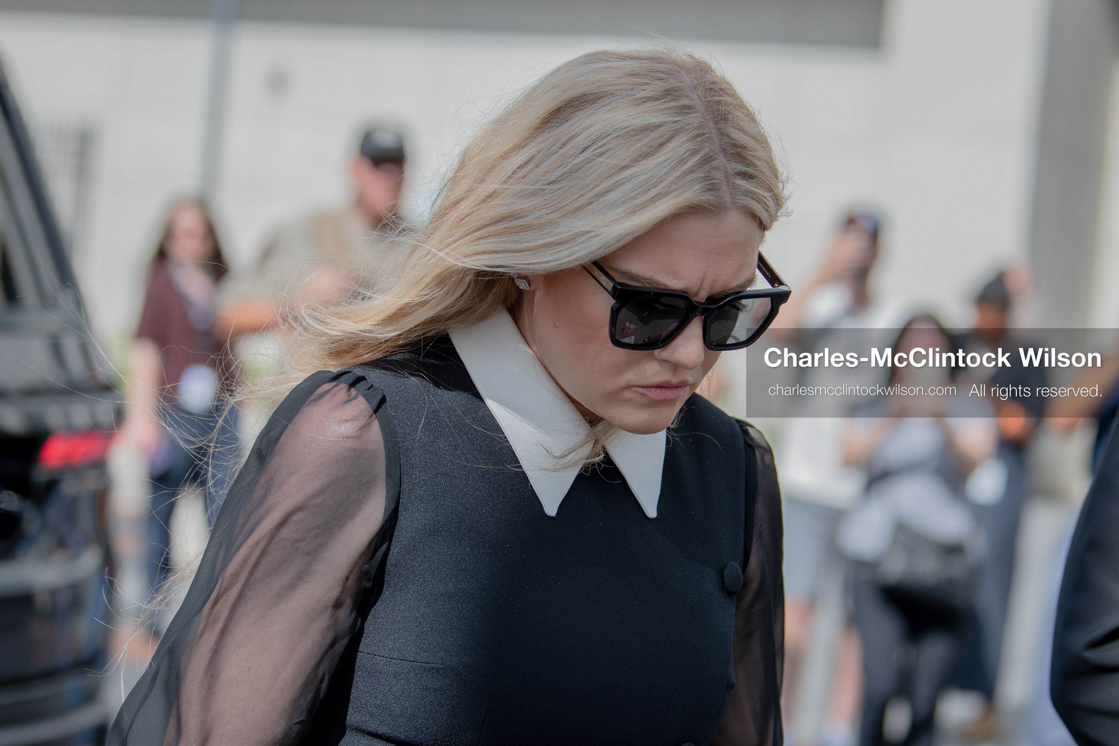  July 6, 2026, Provo, Utah, USA: ERIKA KIRK, CEO of Turning Point USA and widow of conservative activist Charlie Kirk, leaves the Fourth District Court in Provo following the preliminary hearing in the Tyler Robinson case. The hearing will determine whether prosecutors have established probable cause for the case to proceed. (Credit Image: © Charles-McClintock Wilson/ZUMA Press Wire)