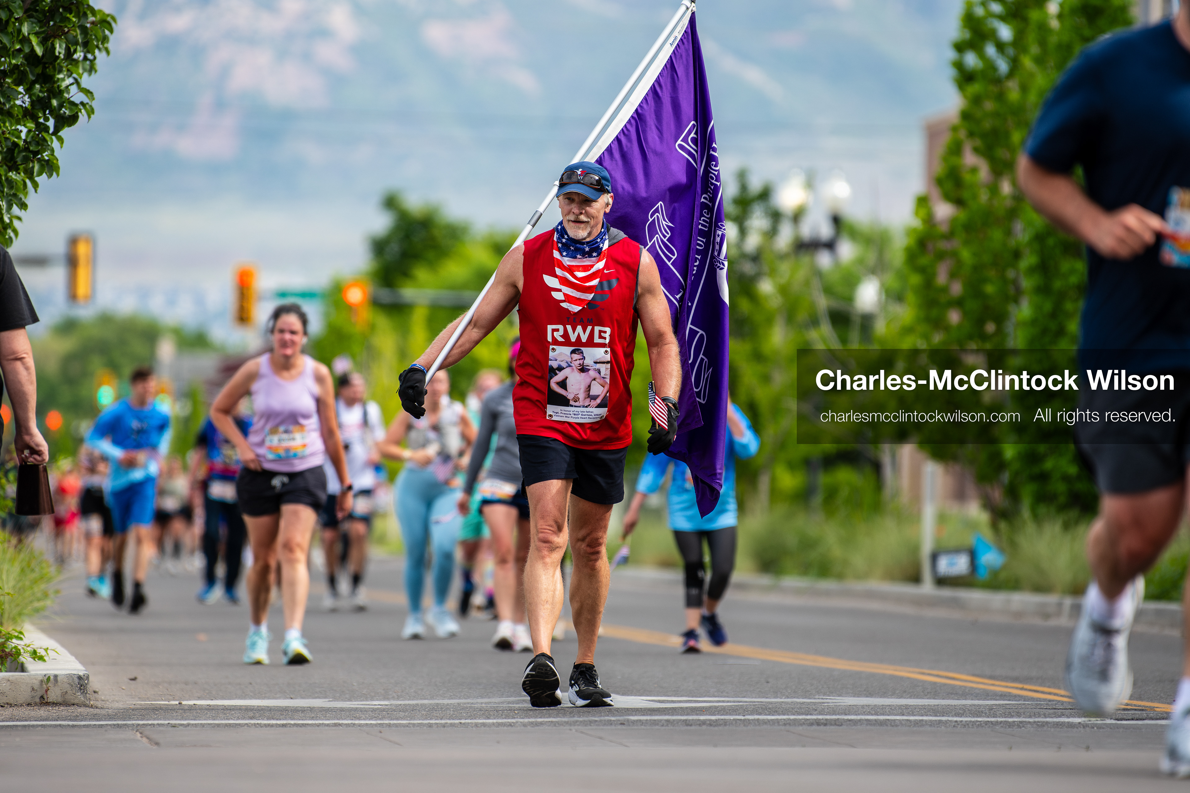 May 16, 2026, Ogden, Utah, USA: Runners make their way along the course during the 25th Annual America First Ogden Marathon in Ogden, Utah, on Saturday, May 16, 2026. The event drew thousands of participants and spectators for the milestone 25th running of the marathon. (Credit Image: © Charles-McClintock Wilson/ZUMA Press Wire)