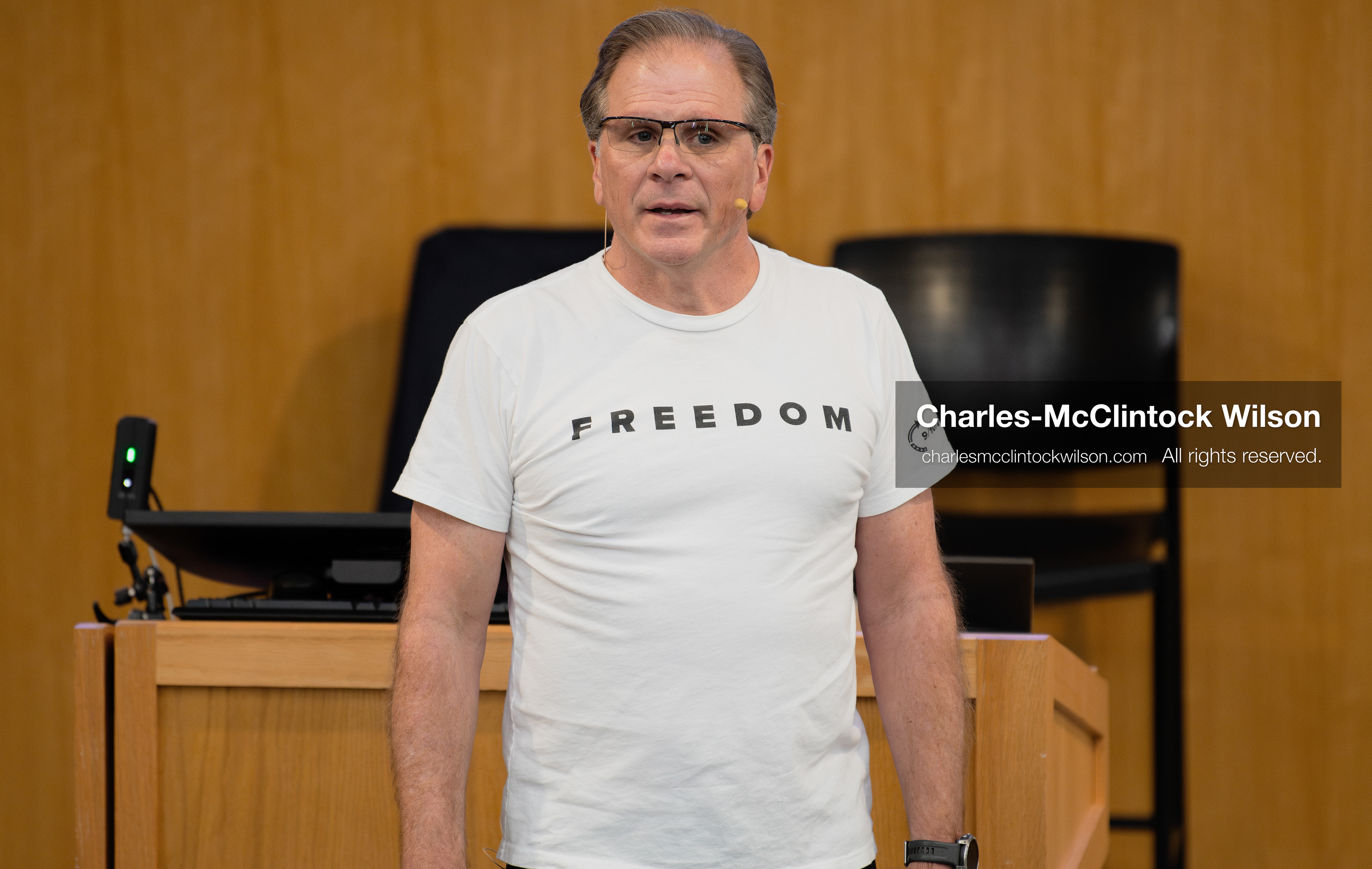 March 26, 2026, Orem, Utah, USA: US author, Christian apologist, and founder of http://CrossExamined.org Frank Turek speaks during a stop on his “Change My Mind” College Tour at Utah Valley University in Orem, Utah. The event, hosted by Ratio Christi, included discussions on faith, philosophy, and the problem of evil. (Credit Image: © Charles-McClintock Wilson/ZUMA Press Wire)