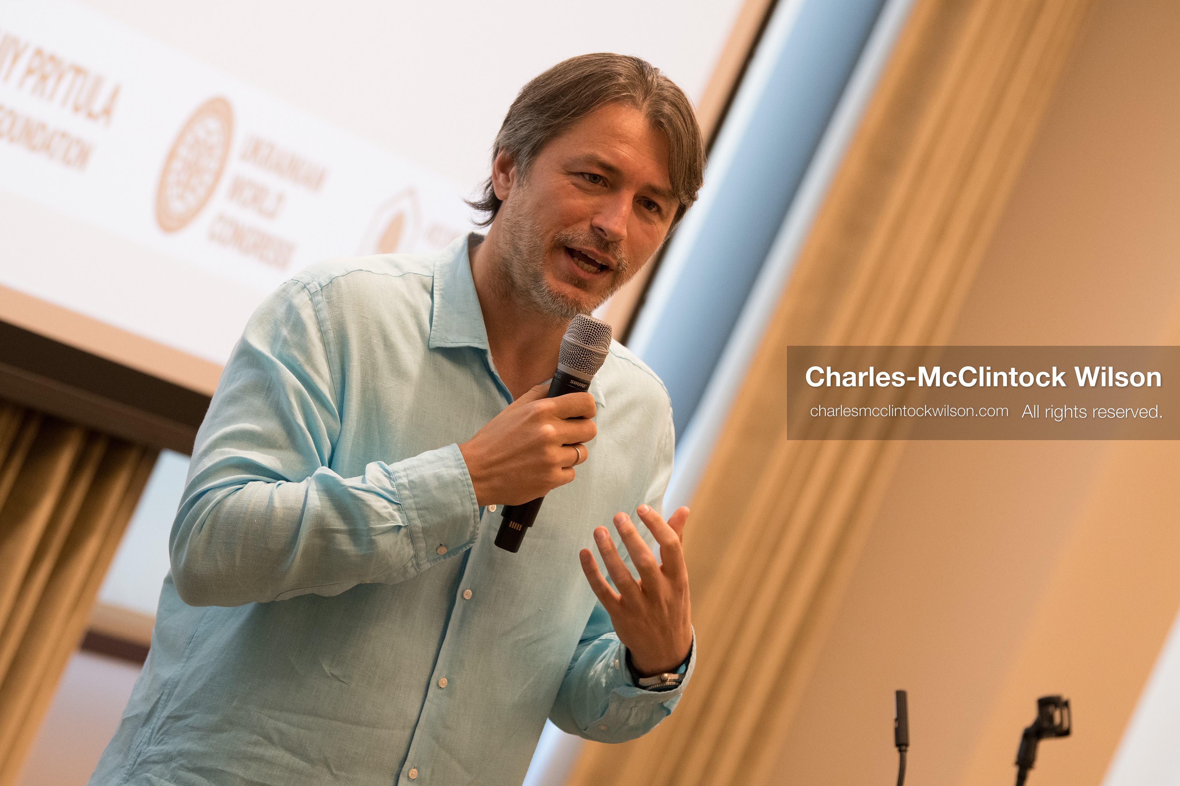  July 23, 2026, Salt Lake City, Utah, USA: Ukrainian activist SERHIY PRYTULA speaks during a community meeting at the Utah State Capitol building in Salt Lake City, Utah, on Thursday, July 23, 2026. The event, titled ''Ukraine in the Fifth Year of the Full-Scale War: An Honest Conversation,'' was hosted by the Prytula Foundation USA to discuss civil defense and ongoing humanitarian aid initiatives. (Credit Image: © Charles-McClintock Wilson/ZUMA Press Wire)