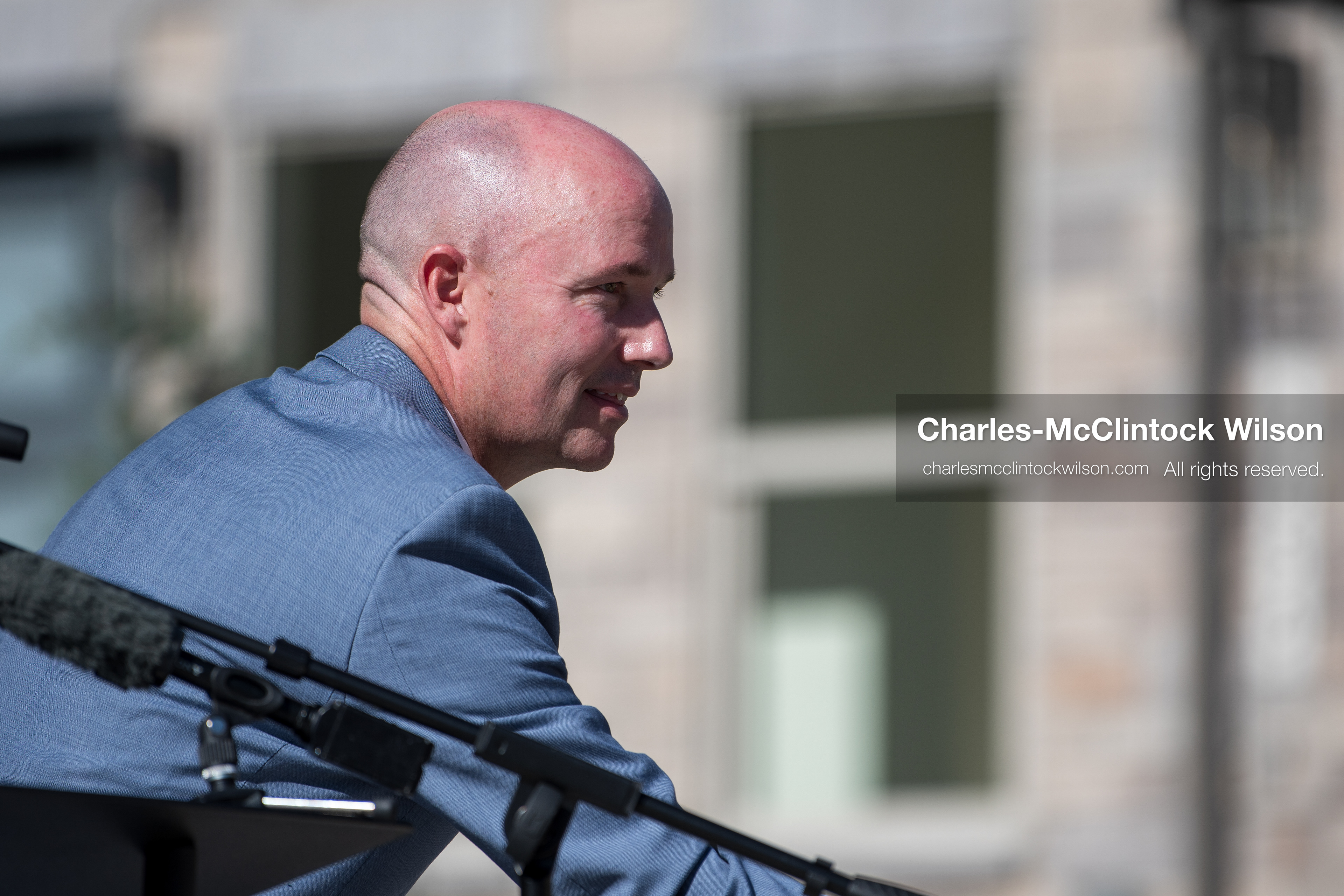 May 28, 2026, Lehi, Utah, USA: Utah Governor SPENCER COX attends the opening of Innovation Park at Holbrook Farms and the Lehi Rippy Literacy Center on May 28, 2026, in Lehi, Utah. (Credit Image: © Charles‑McClintock Wilson/ZUMA Press Wire)