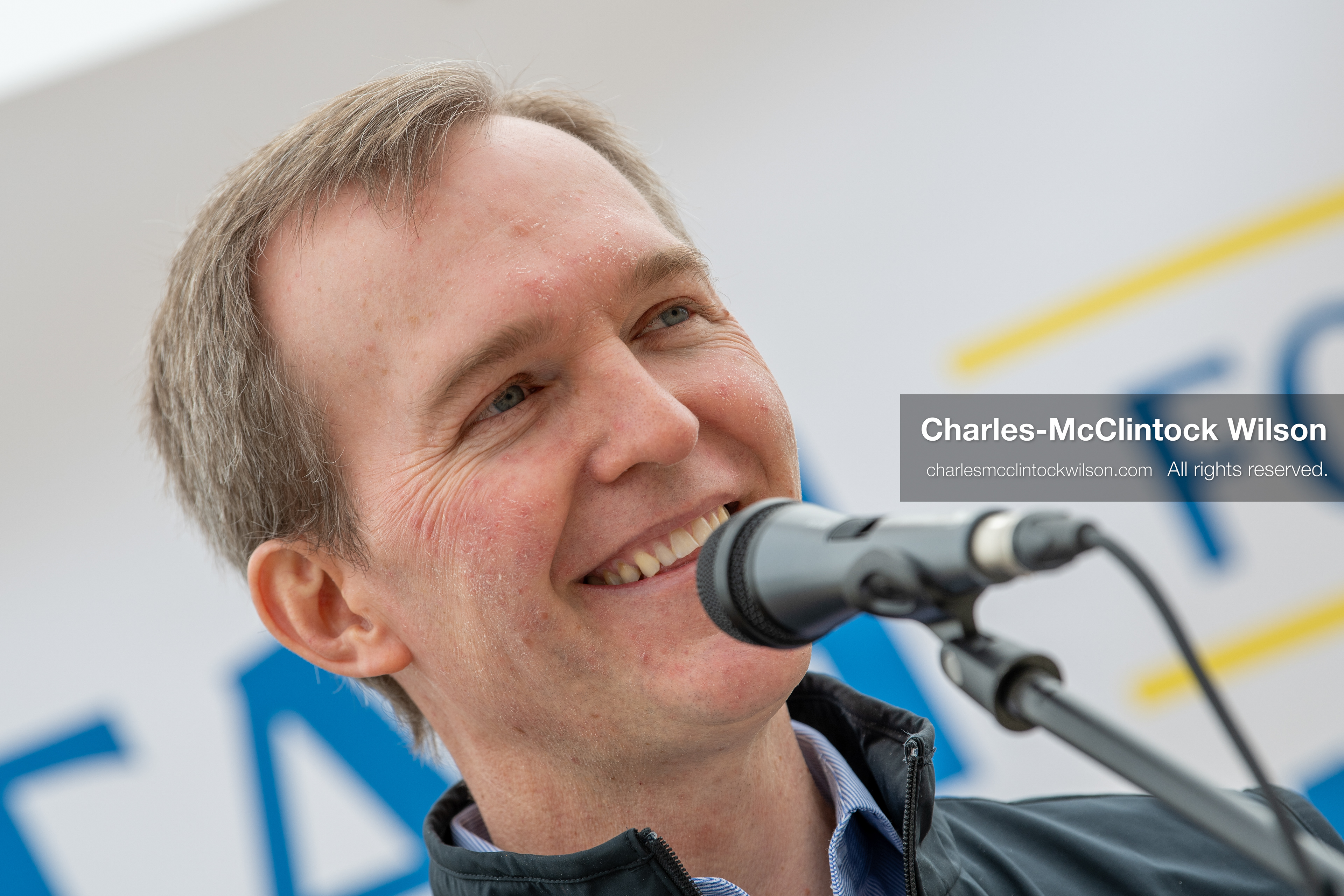 February 28, 2026, Salt Lake City, Utah, USA: Former U.S. Rep BEN MCADAMS, a Democrat from Utah and a 2026 congressional candidate, speaks during the Stand With Ukraine rally at the Utah State Capitol. The event marked the four year anniversary of the full scale Russian invasion of Ukraine and drew community members showing support for Ukrainians and local humanitarian efforts. (Credit Image: © Charles McClintock Wilson/ZUMA Press Wire)