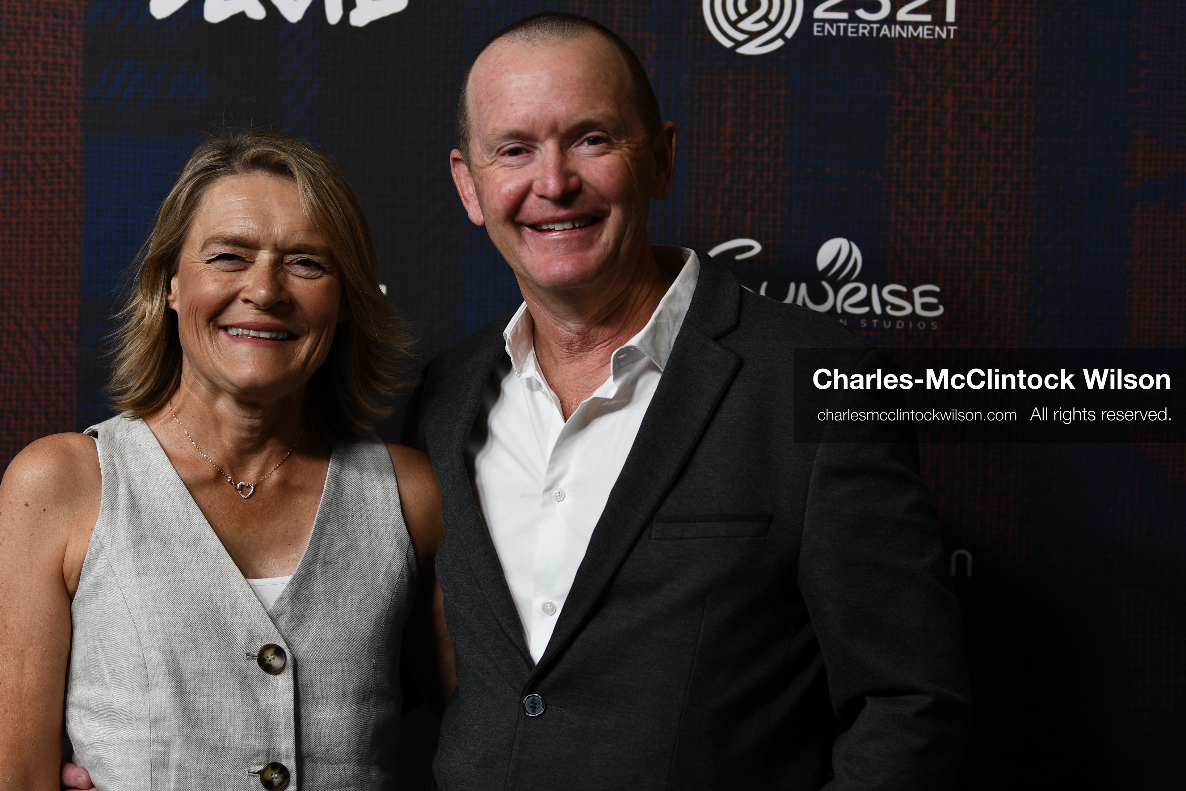 December 8, 2025, Lehi, Utah, USA: JACQUI CUNNINGHAM and PHIL CUNNINGHAM attend the world premiere of DAVID at Megaplex Theatres Thanksgiving Point in Lehi, Utah, USA. (Credit Image: © Charles-McClintock Wilson/ZUMA Press Wire)