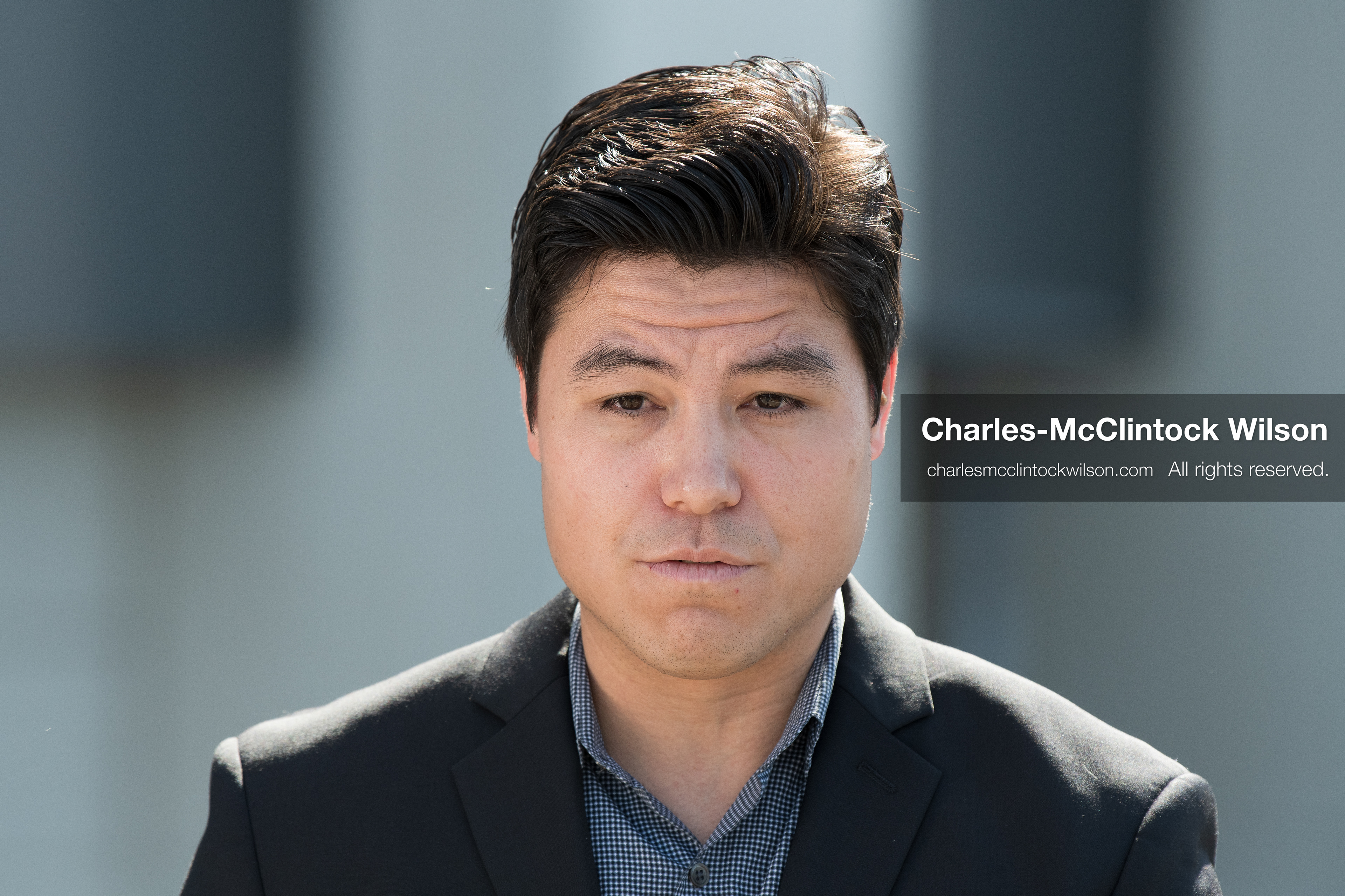 March 13, 2026, Provo, Utah, USA: ABC4 Utah multimedia journalist BAYAN WANG reports outside the Fourth District Court in Provo, Utah, on March 13, 2026, during a hearing on media access in the Tyler Robinson case involving the death of American political activist Charlie Kirk. (Credit Image: © Charles-McClintock Wilson/ZUMA Press Wire)