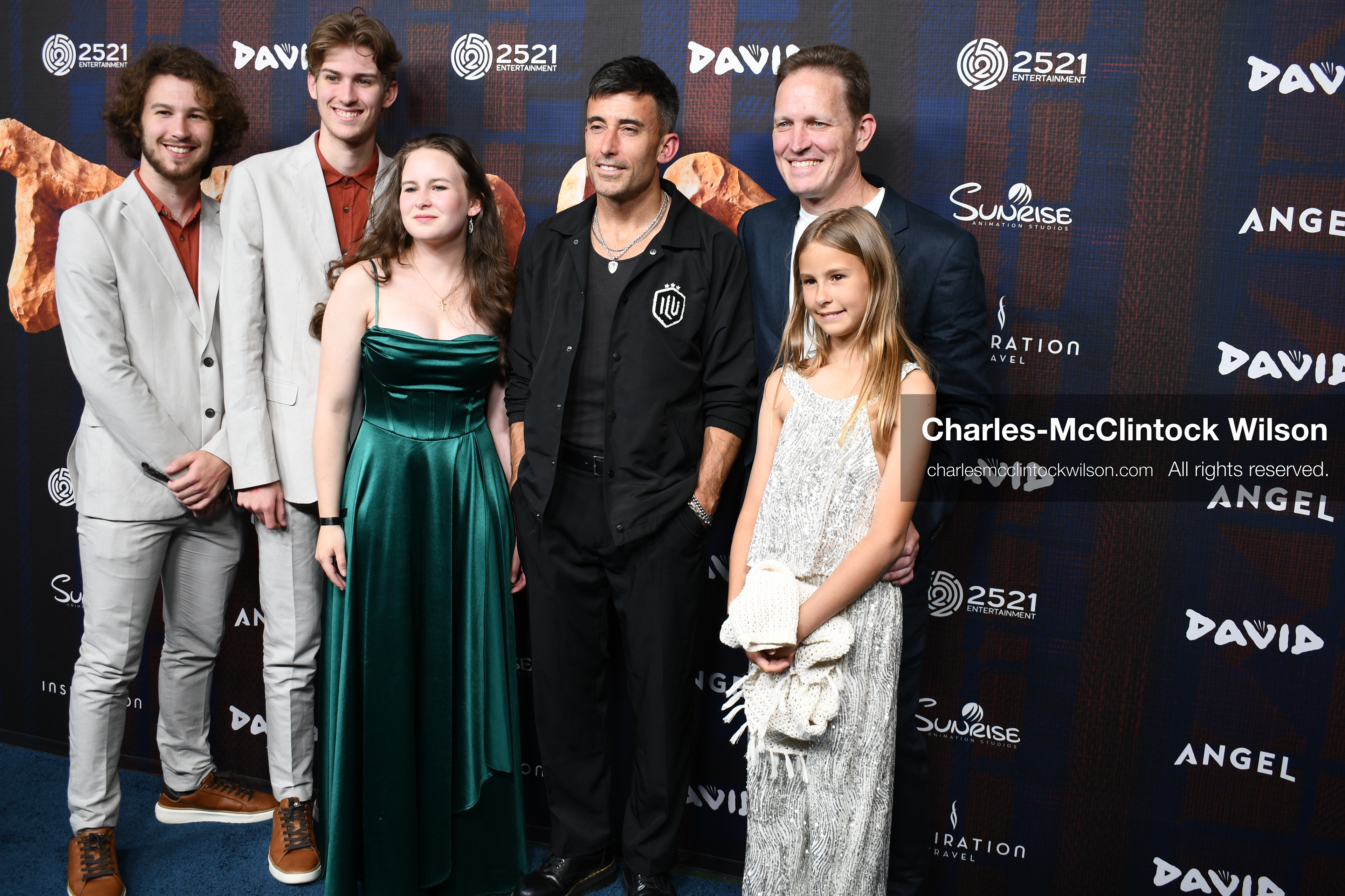 December 8, 2025, Lehi, Utah, USA: Cast and crew attend the world premiere of ''David'' at Megaplex Theatres Thanksgiving Point in Lehi, Utah, USA. (Credit Image: © Charles-McClintock Wilson/ZUMA Press Wire)