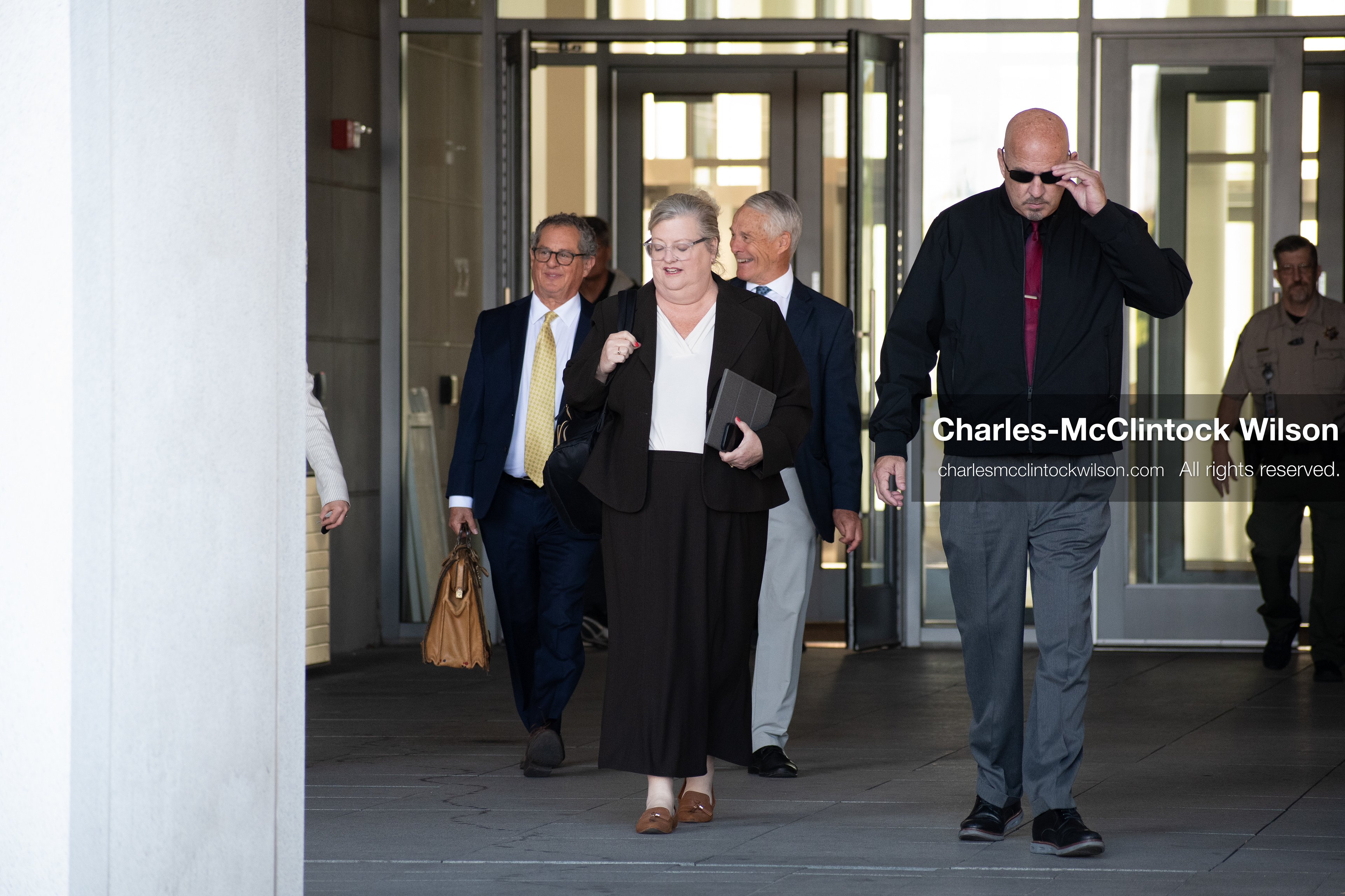 SEPTEMBER 29, 2025 — PROVO, UTAH, USA: Kathryn Nester, attorney for Tyler Robinson, walks outside the Utah County Court ahead of a waiver hearing. Robinson, charged with aggravated murder in the September 10 shooting death of conservative activist Charlie Kirk at Utah Valley University, appeared virtually for the proceedings. (Credit Image: © Charles‑McClintock Wilson / ZUMA Press Wire)