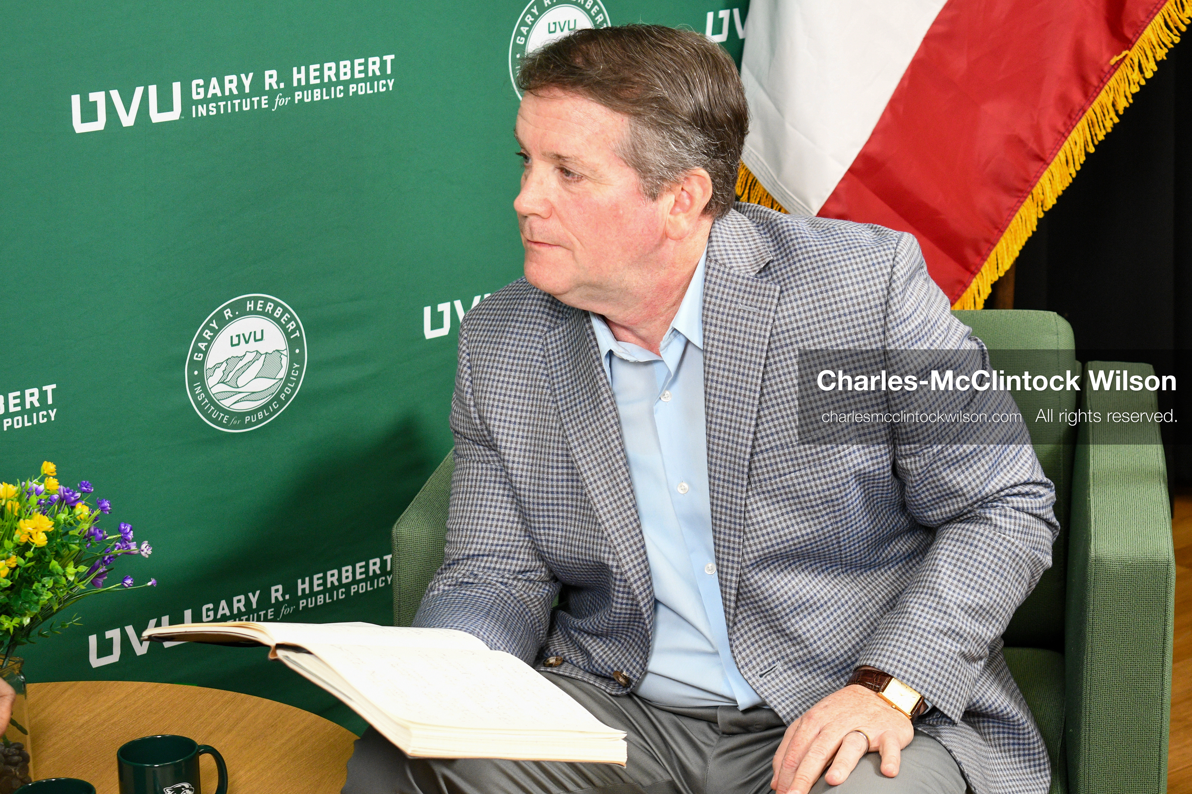November 5, 2025, Orem, Utah, USA: Dr. Ben Carson, former U.S. Secretary of Housing and Urban Development and 2016 Republican presidential candidate, speaks with members of the press ahead of a public event hosted by the Gary R. Herbert Institute at Utah Valley University in Orem, Utah, on Nov. 5, 2025. (Credit Image: © Charles-McClintock Wilson/ZUMA Press Wire)