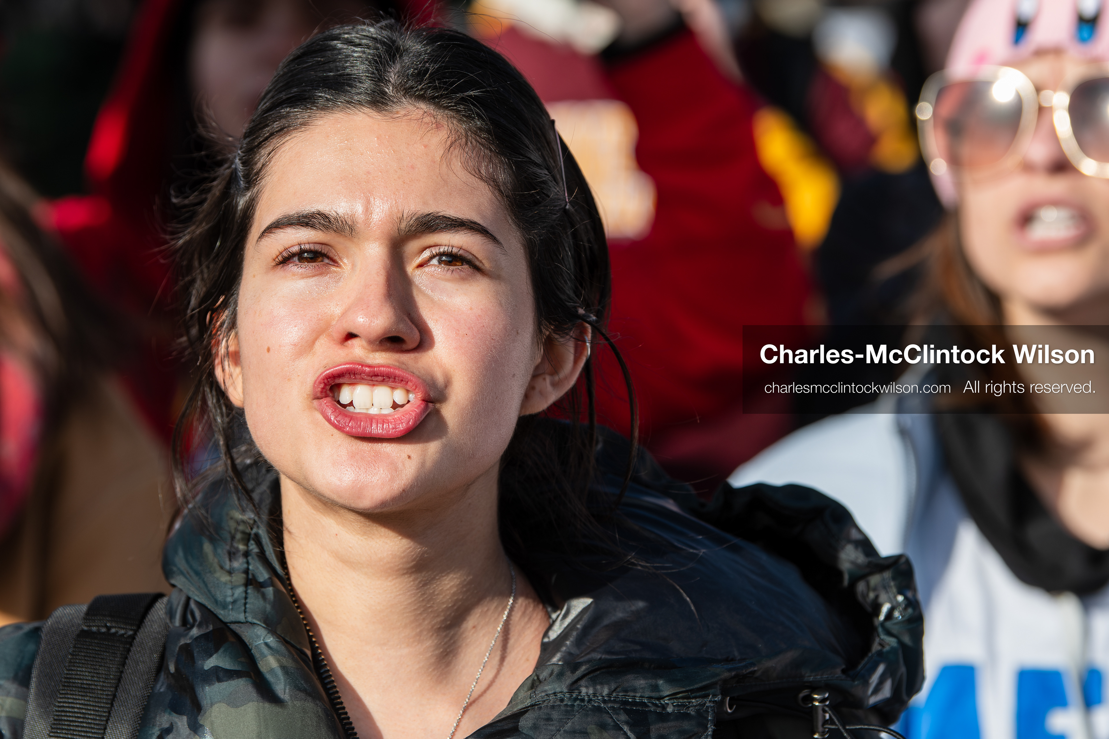 January 30, 2026, Salt Lake City, Utah, USA: A demonstrator speaks out during an anti‑ICE protest in Salt Lake City, part of a nationwide response to immigration enforcement policies. (Credit Image: © Charles‑McClintock Wilson/ZUMA Press Wire)